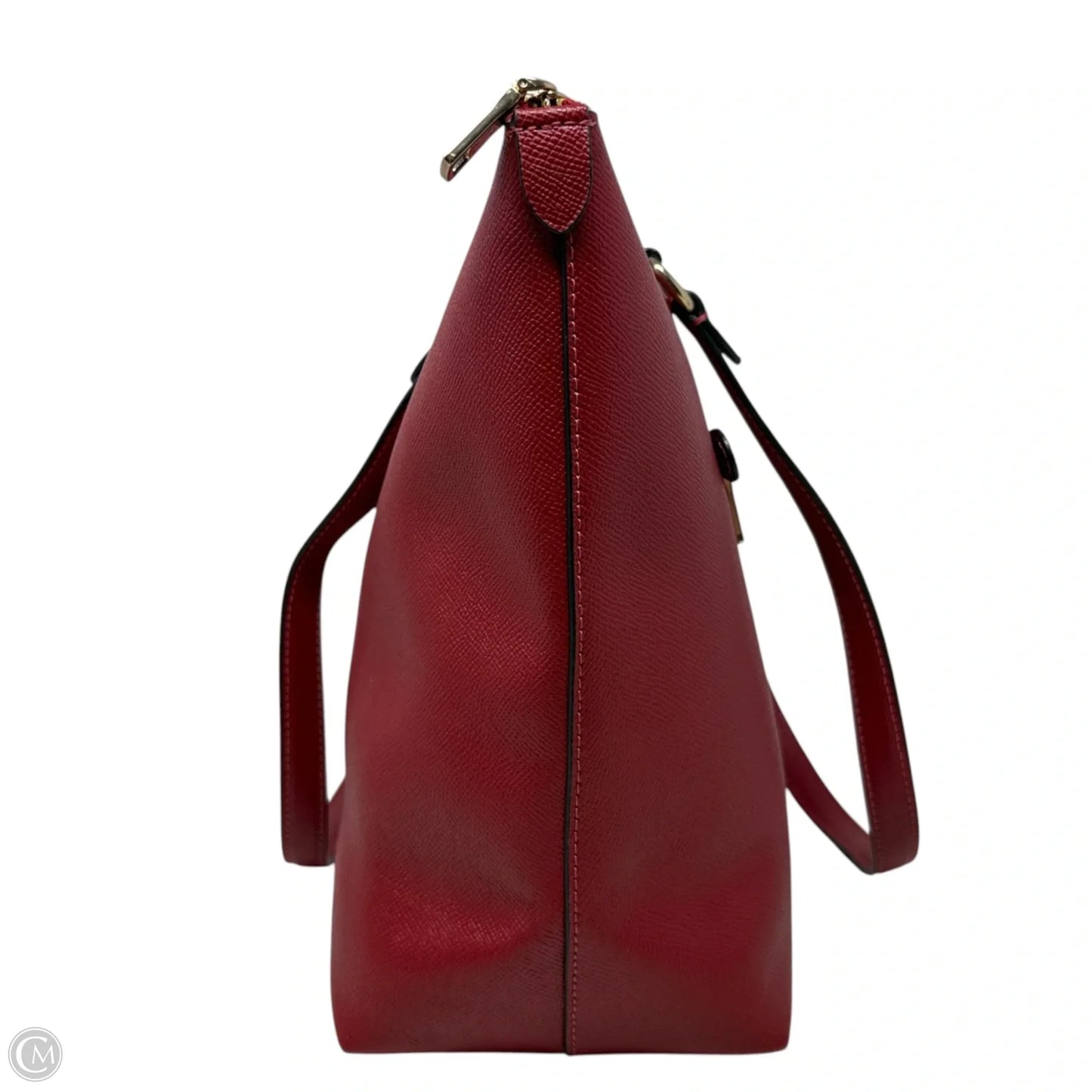 Crossgrain Leather Gallery Tote Designer By Coach, Size: Medium