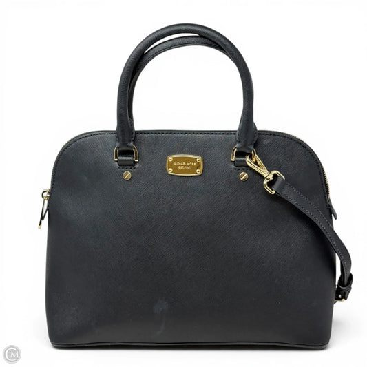 Cindy Saffiano Leather Dome Satchel  By Michael By Michael Kors, Size: Medium