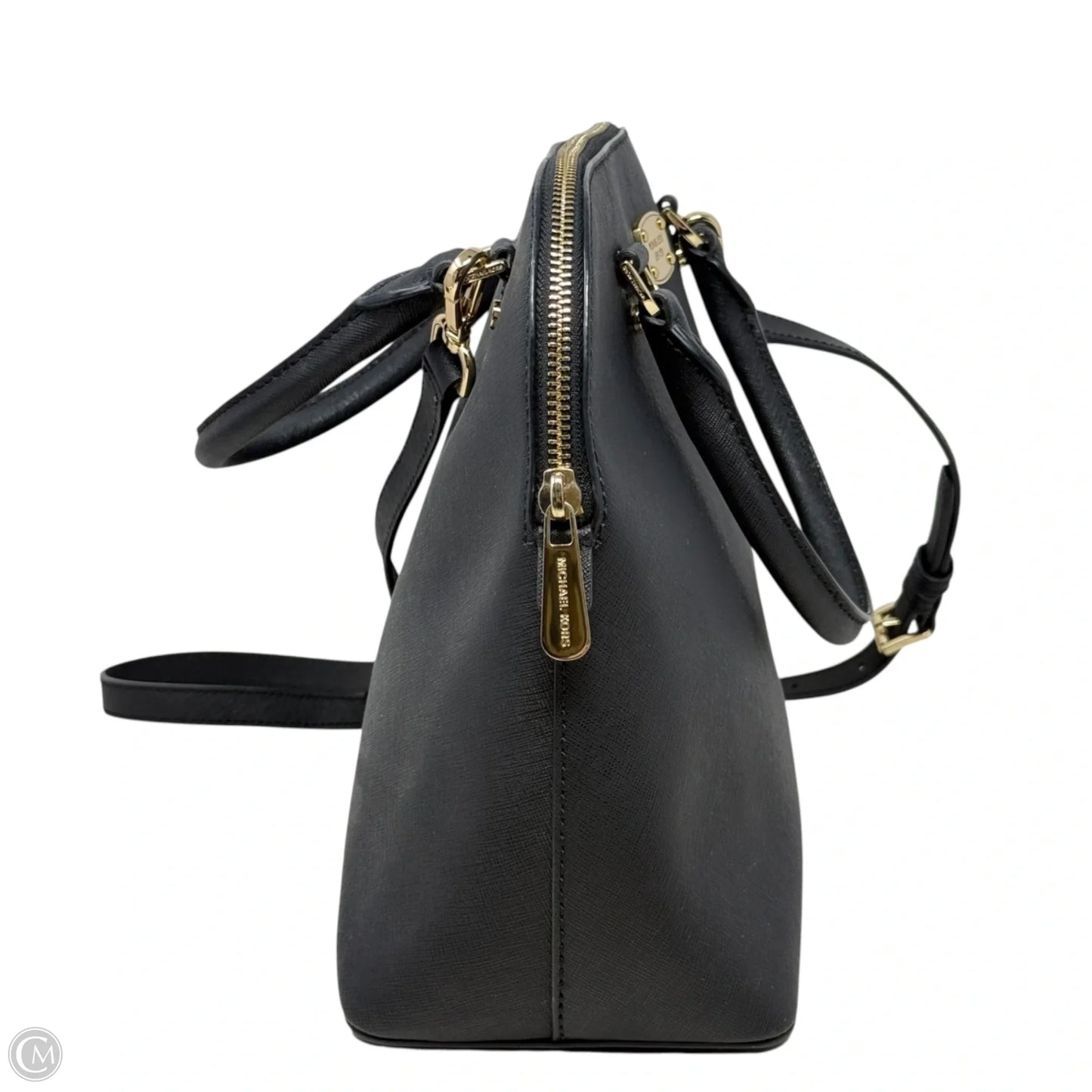 Cindy Saffiano Leather Dome Satchel  By Michael By Michael Kors, Size: Medium