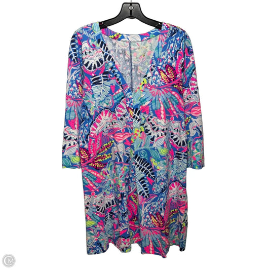 Amina Dress Designer By Lilly Pulitzer In Multi-colored, Size: L