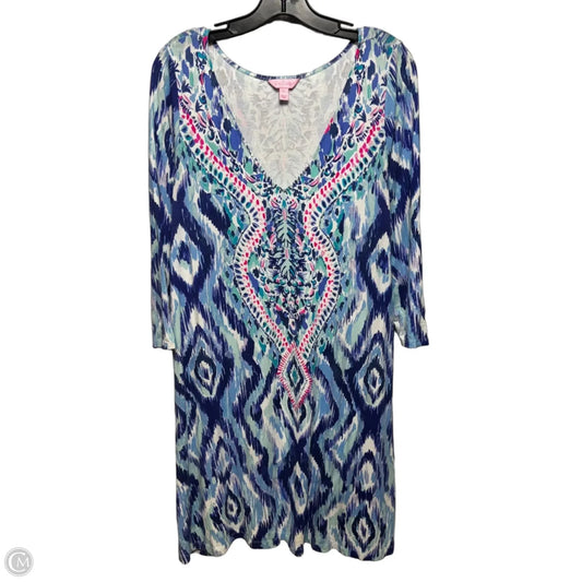Ophelia Dress Designer By Lilly Pulitzer In Multi-colored, Size: L