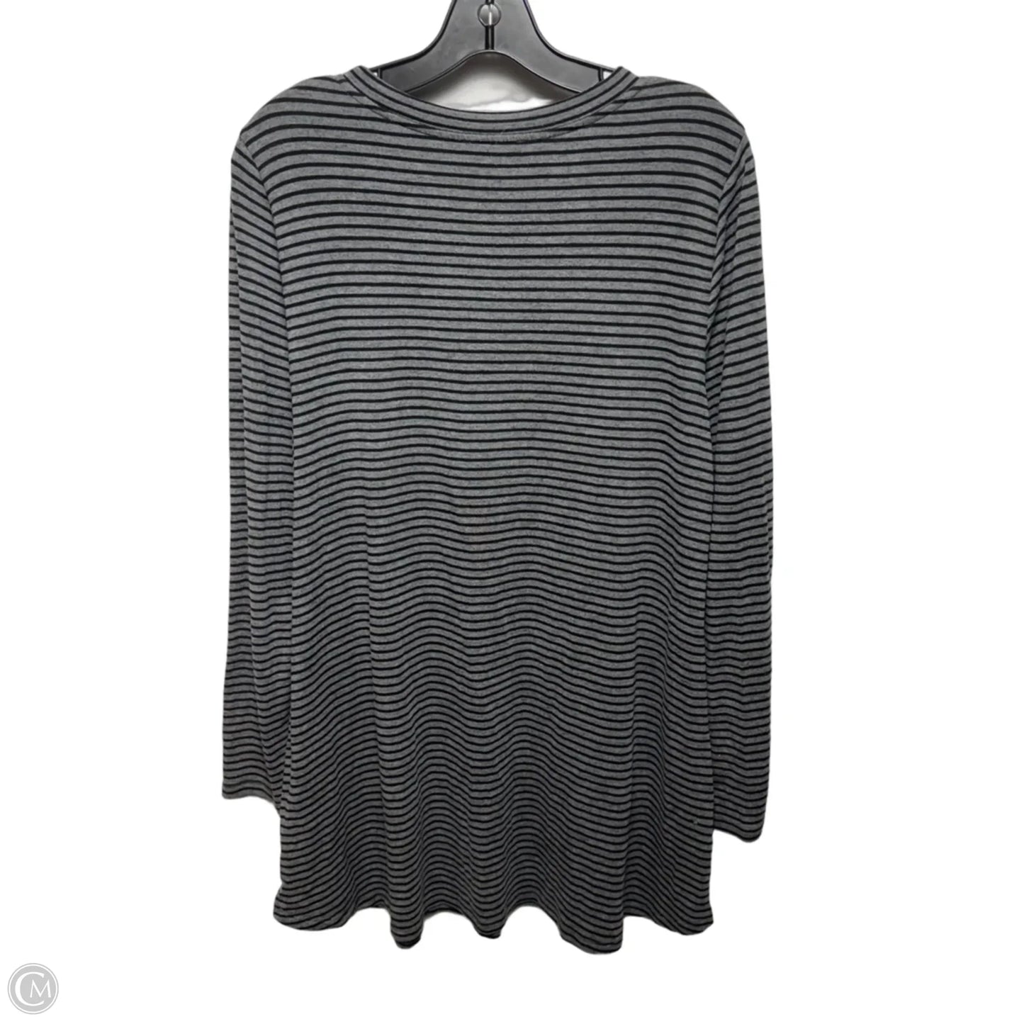 Tunic Long Sleeve By Eileen Fisher In Striped Pattern, Size: M