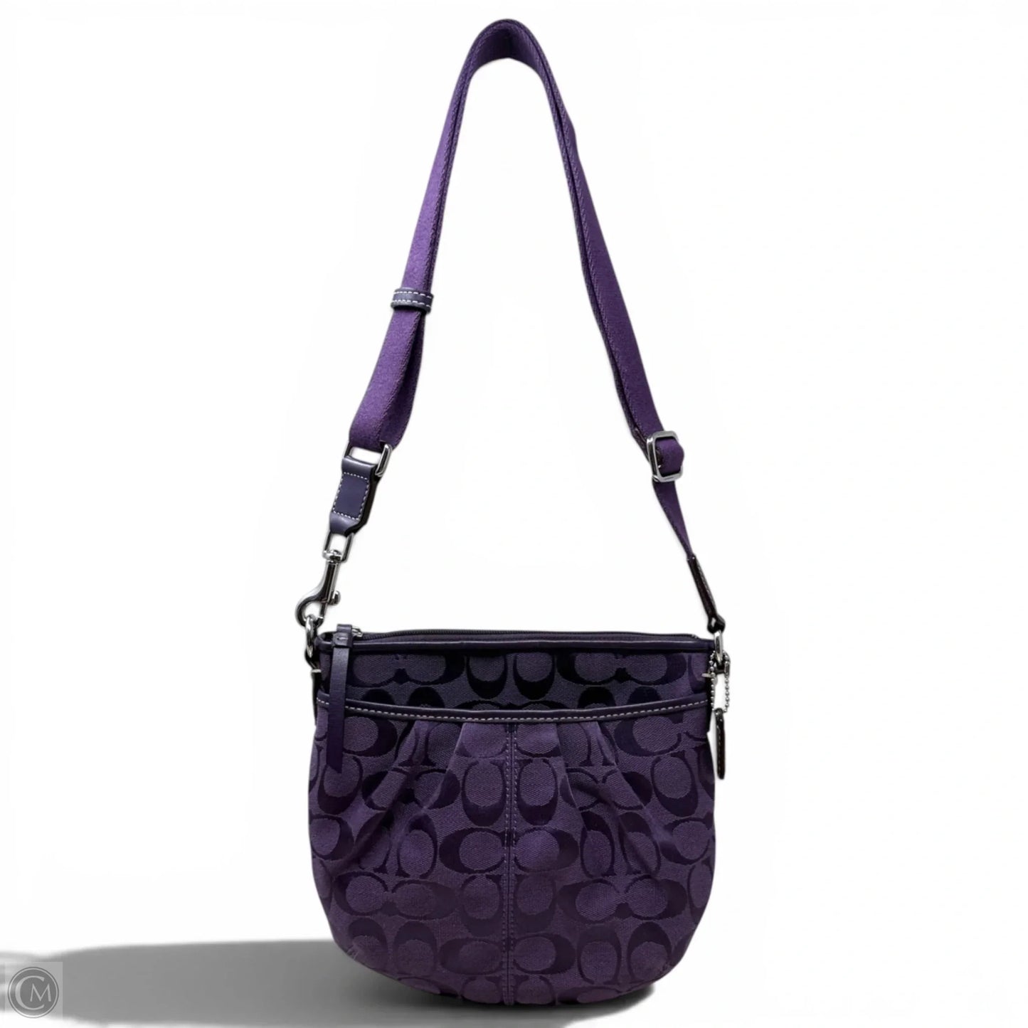 Coach Signature Jacquard Crossbody Bag Designer By Coach, Size: Medium