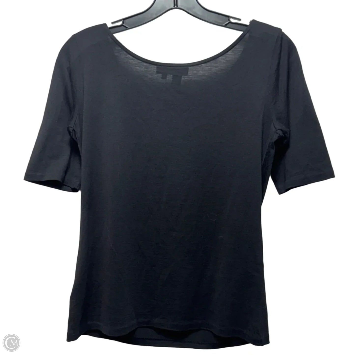 Top Short Sleeve Basic By Lauren By Ralph Lauren In Black, Size: S