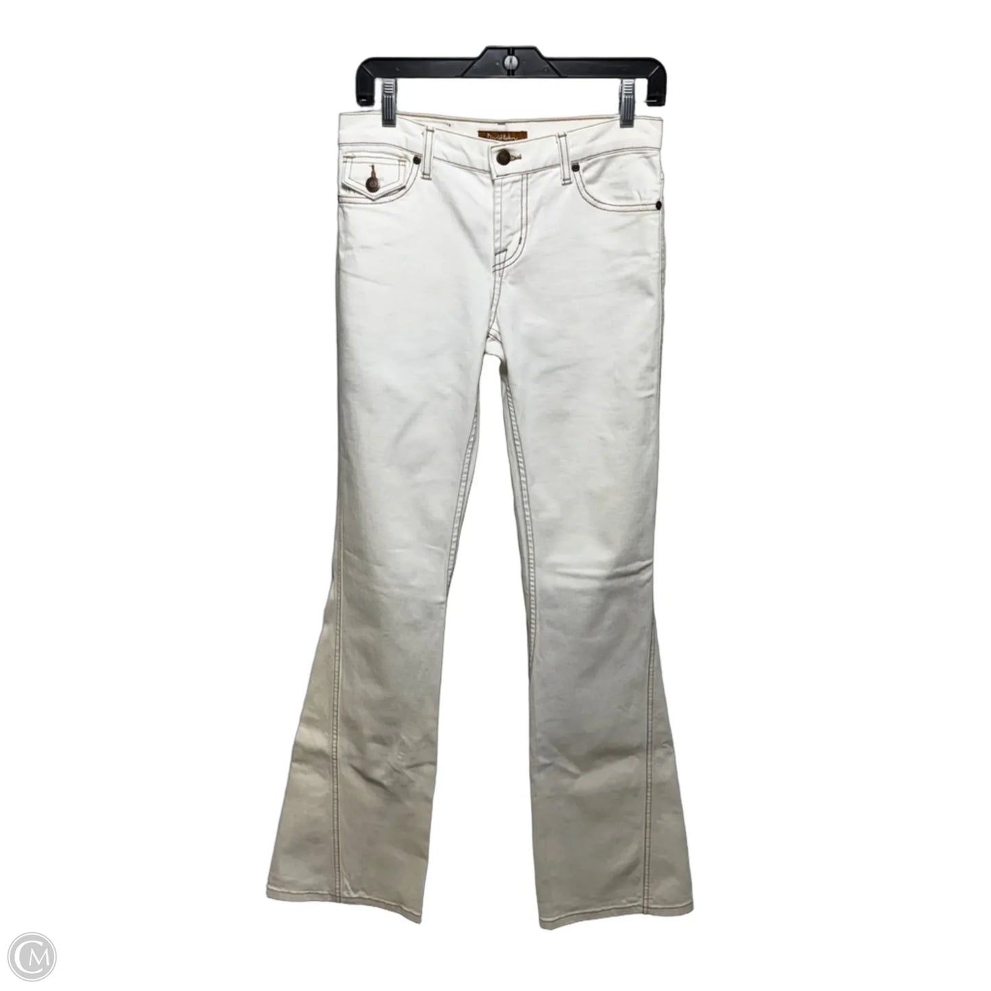 Nikki Twisted Leg low Rise Twisted Seam Jeans By David Kahn Jeanswear In Arctic, Size: 4/27