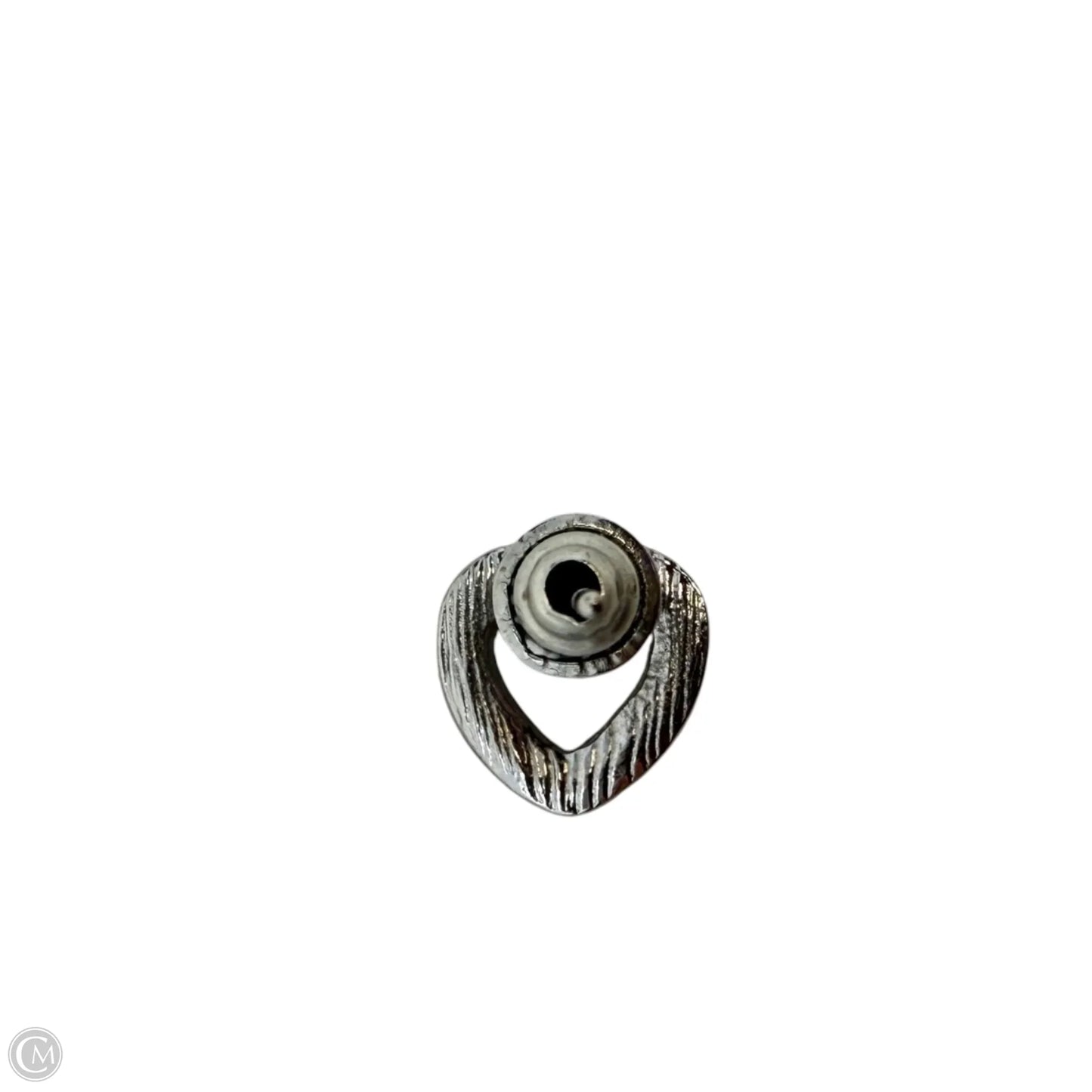 Open Heart Pavé Stud Earrings