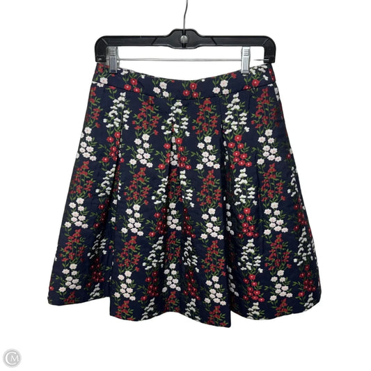 Skirt Mini & Short By Brooks Brothers In Floral Print, Size: 2