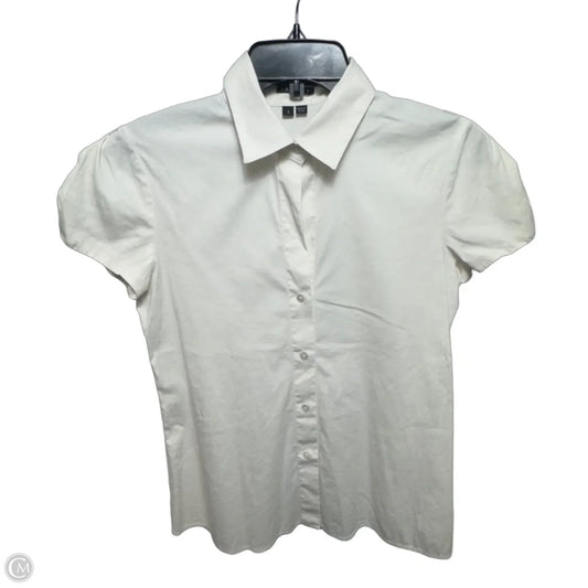 Top Short Sleeve By Theory In White, Size: S
