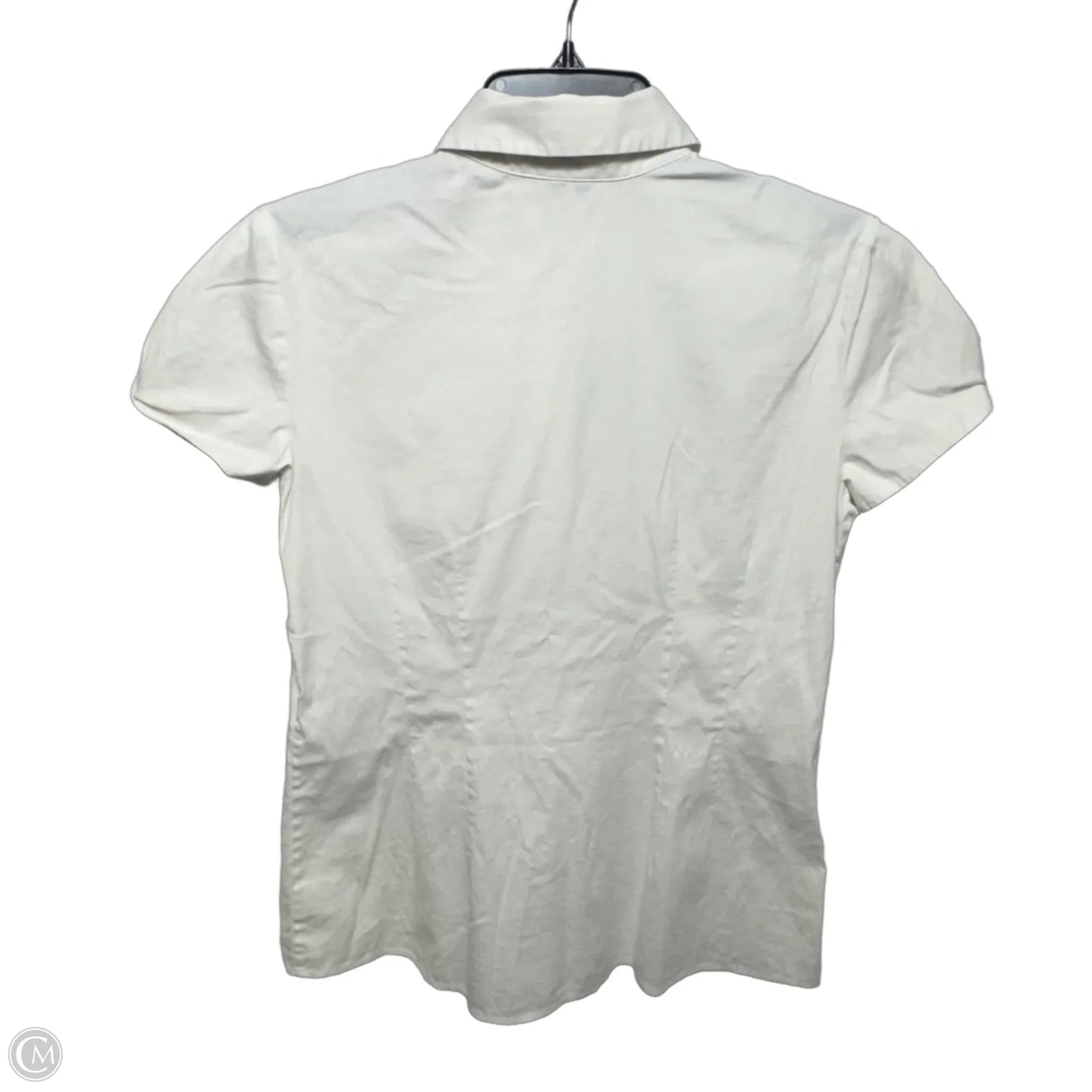 Top Short Sleeve By Theory In White, Size: S