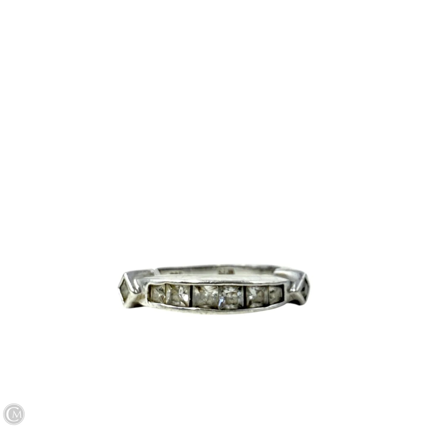 Sterling Silver & Channel Set CZ Ring By Seta, Size: 5