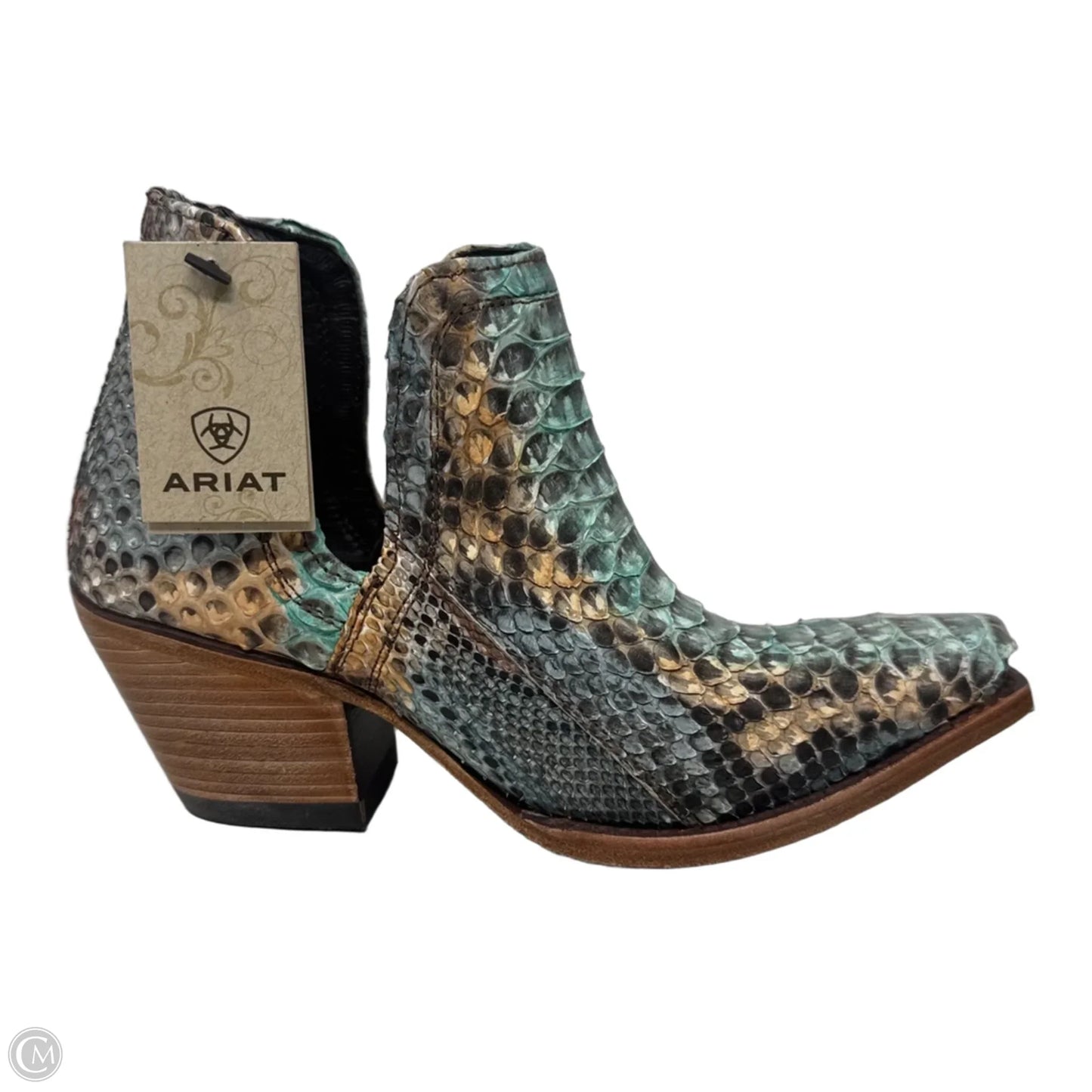 Dixon Python Boots Western By Ariat In Snakeskin Print, Size: 7.5
