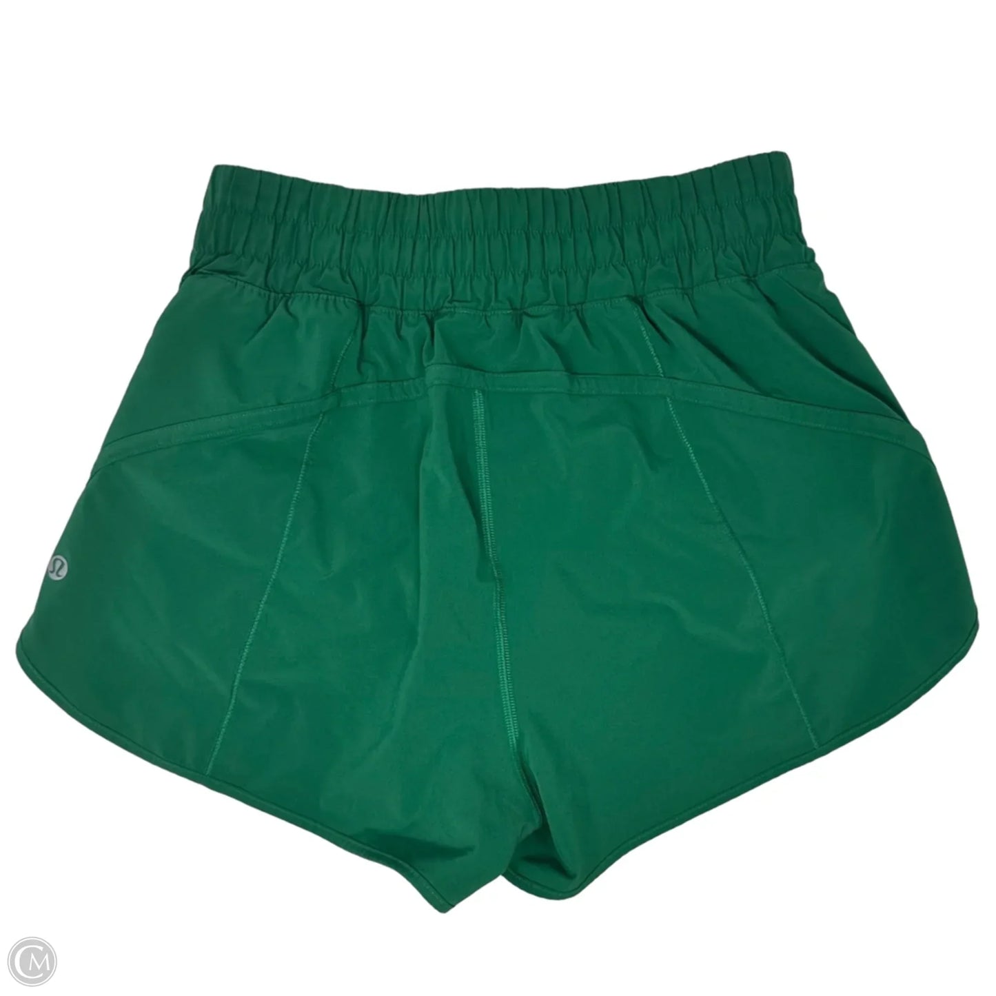 Athletic Shorts By Lululemon In Green, Size: 6