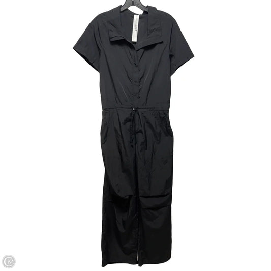 Nylon Zip Jumpsuit By Fabletics In Black, Size: Xs