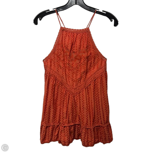 Top Sleeveless By Free People In Orange, Size: S