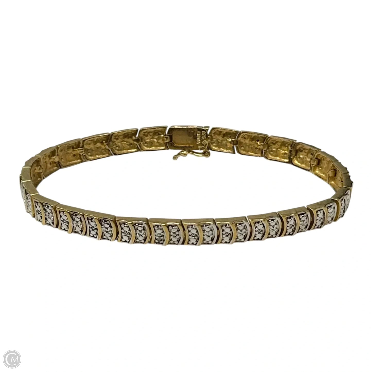 Gold & Silver Tone Bracelet Sterling Silver