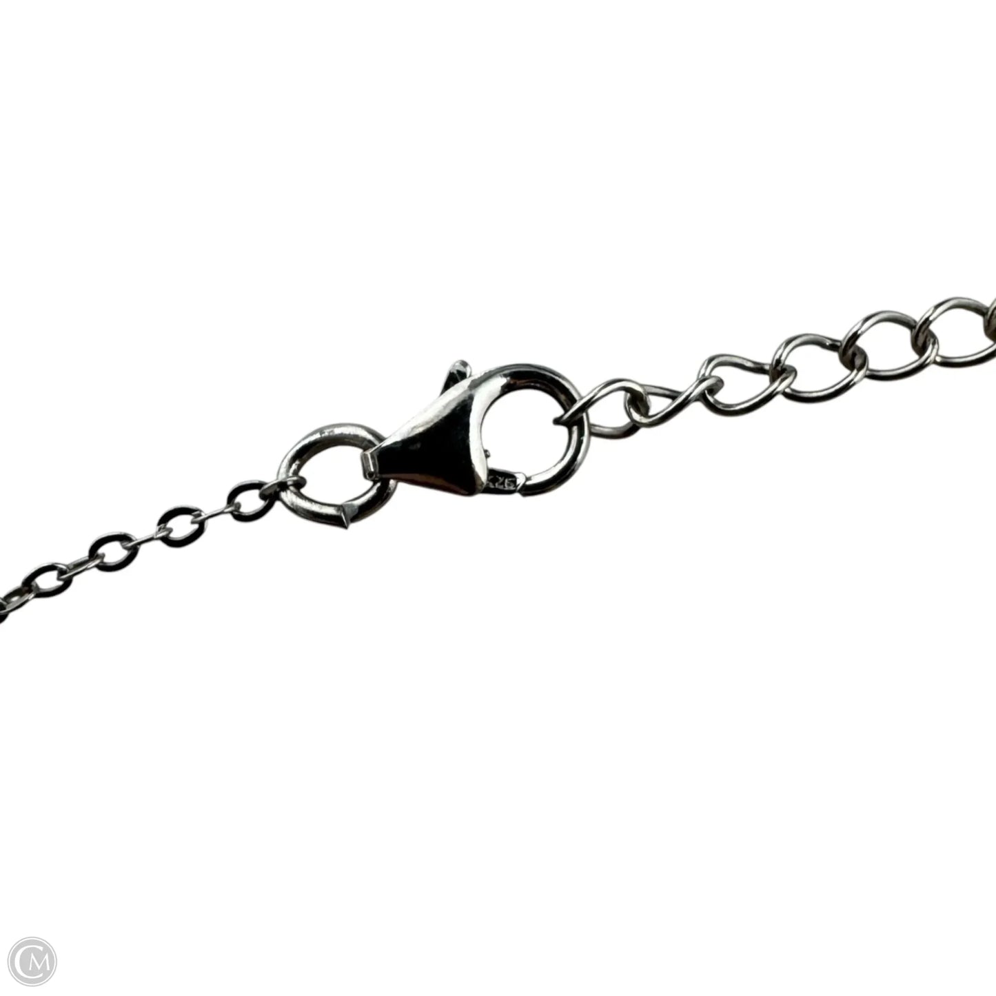Halo Pendant Sterling Silver Necklace
