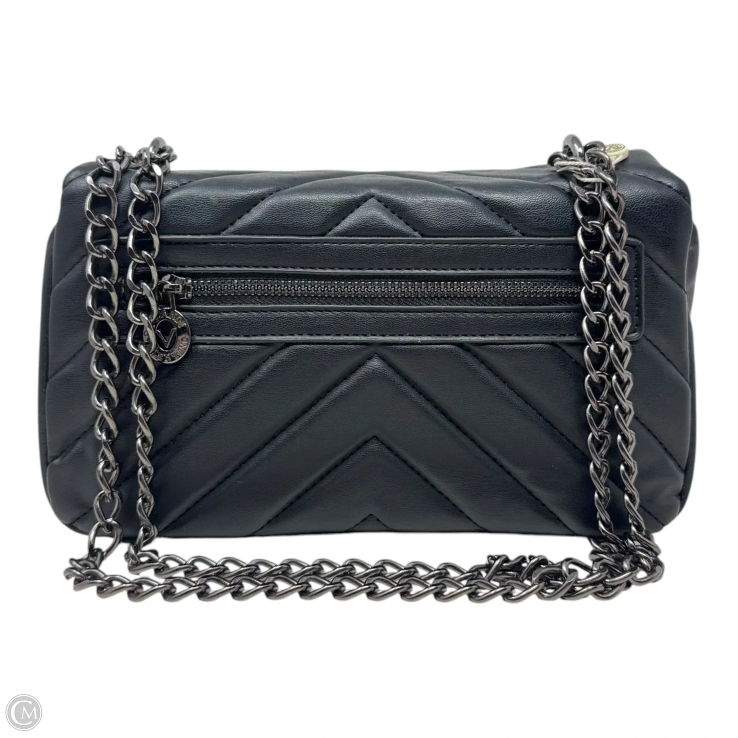 Quilted Flap Handbag By Valentino Orlandi, Size: Medium