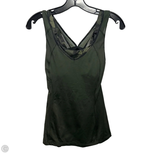 Layered Athletic Tank Top By Lululemon In Green, Size: 4