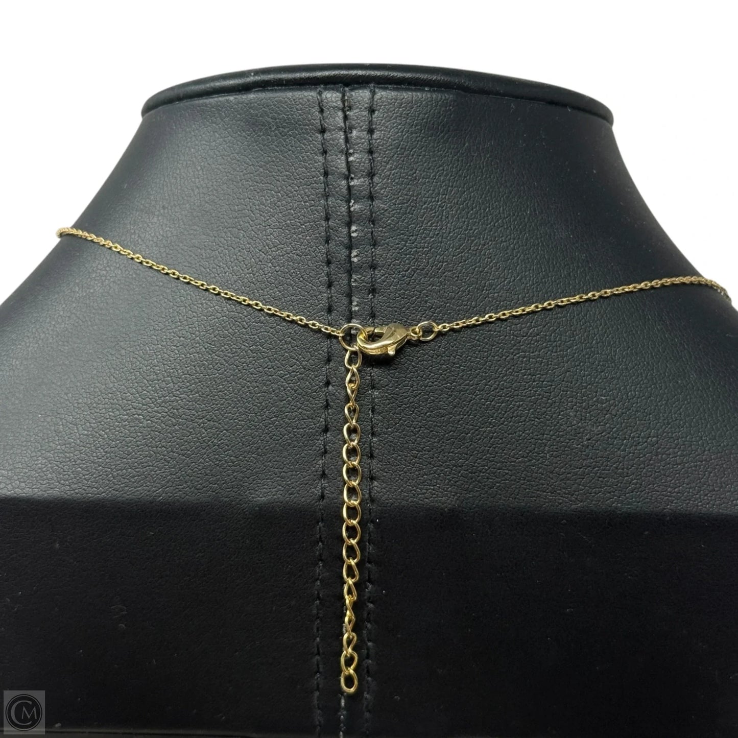Brass & Garnet Pendant Necklace