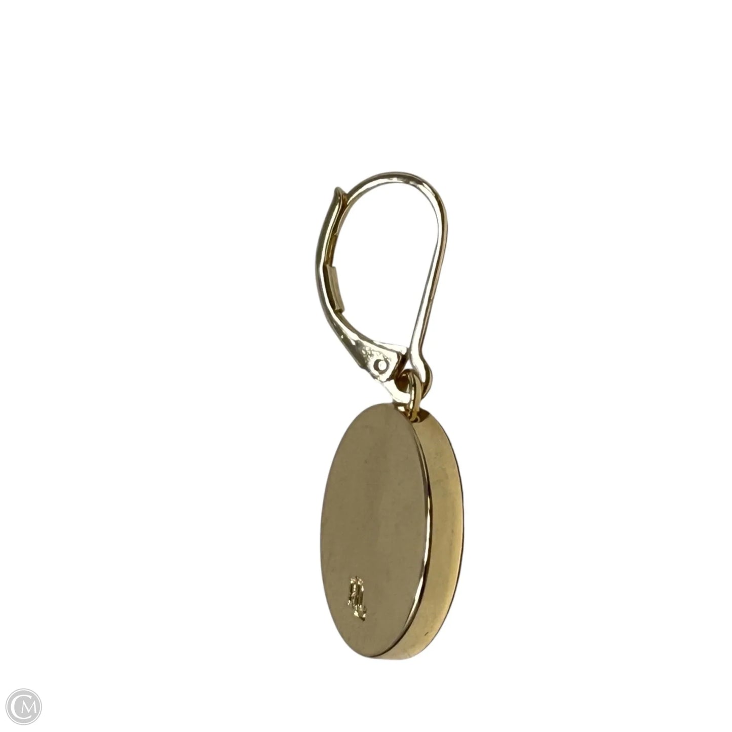 Gold-tone Faux Tortoise Acetate Inlay Leverback Earrings By Ralph Lauren