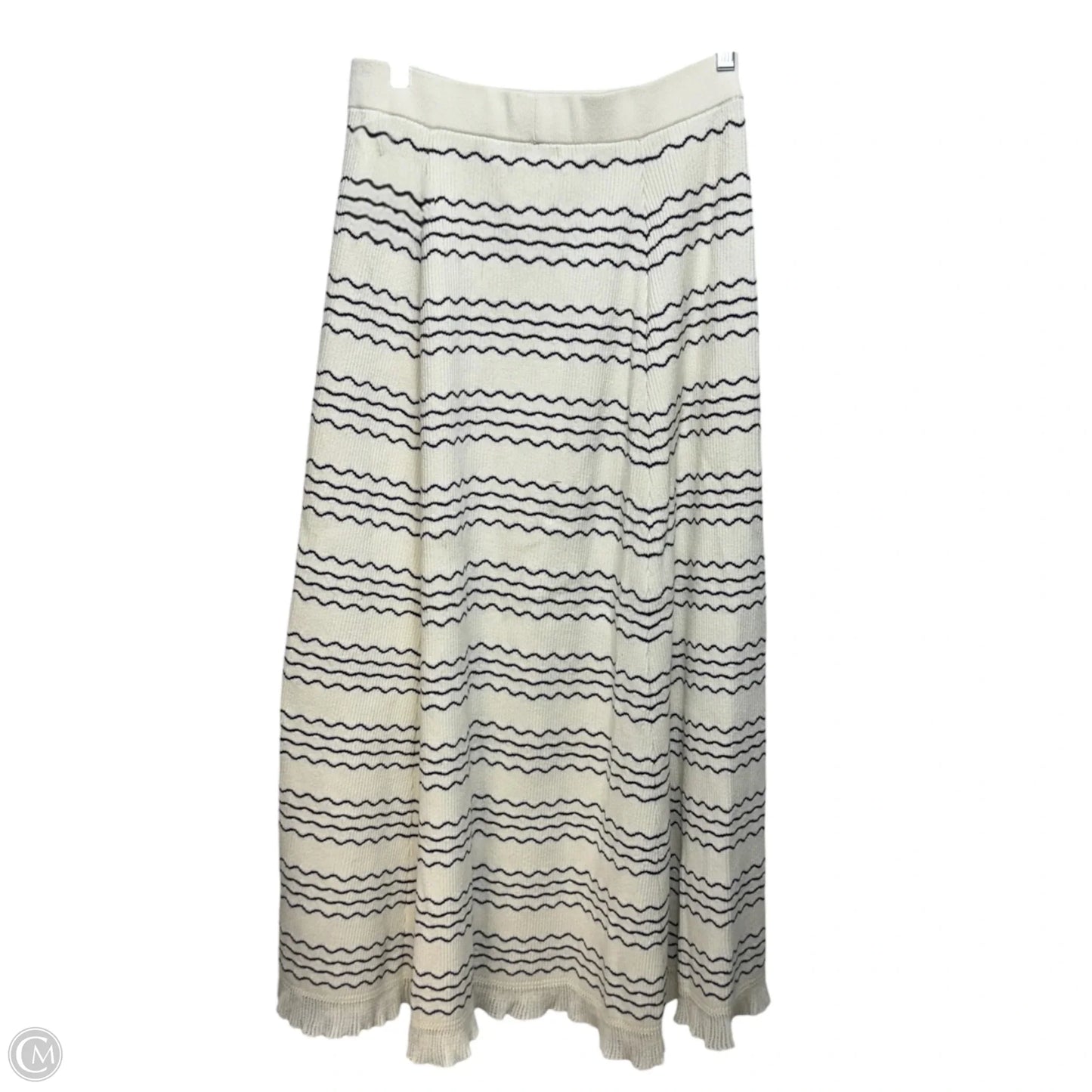 Skirt Maxi By Maeve In Black & Cream, Size: M