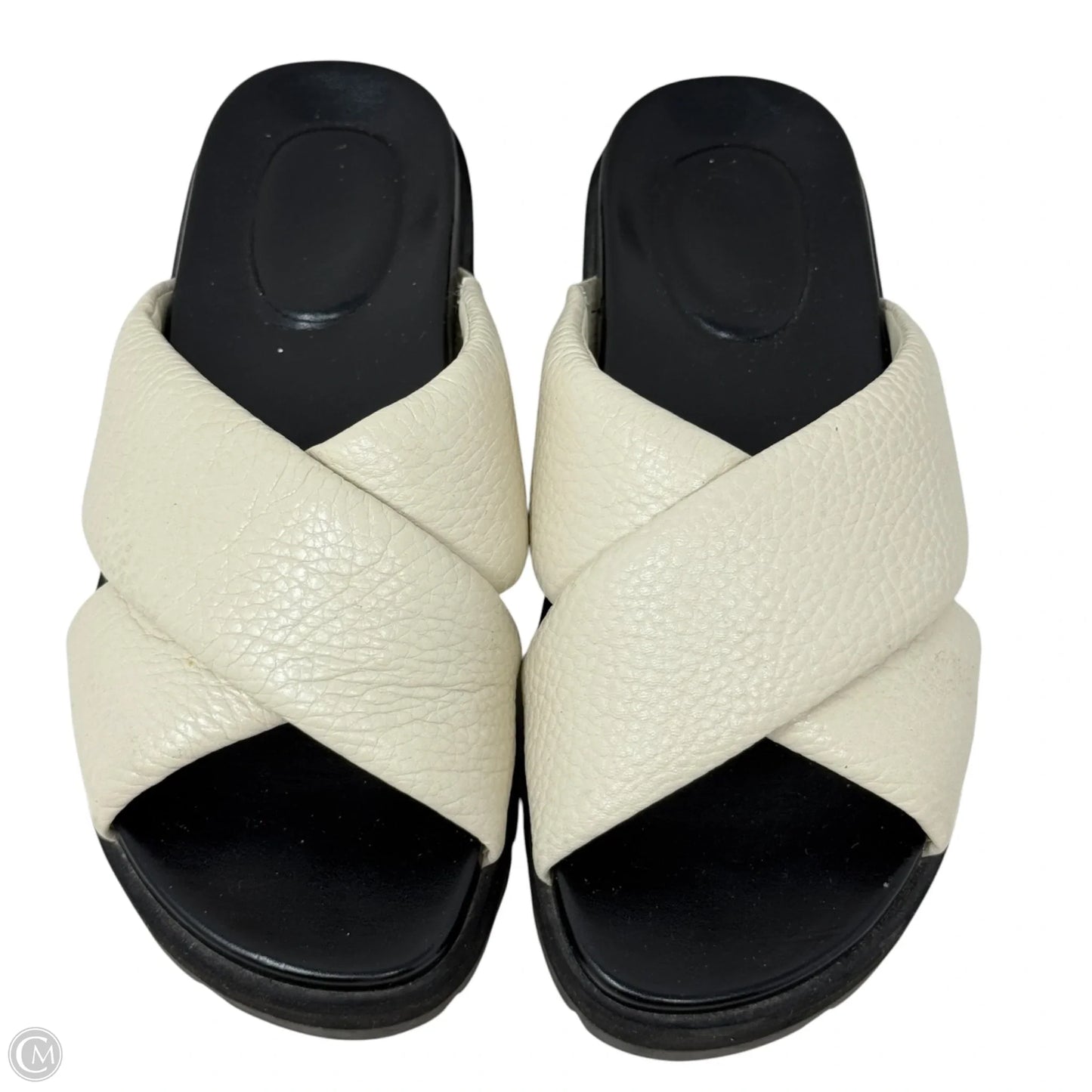 Sandals Flats By Vionic In Cream, Size: 7