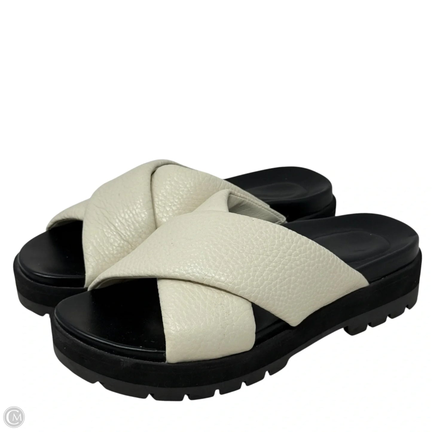 Sandals Flats By Vionic In Cream, Size: 7