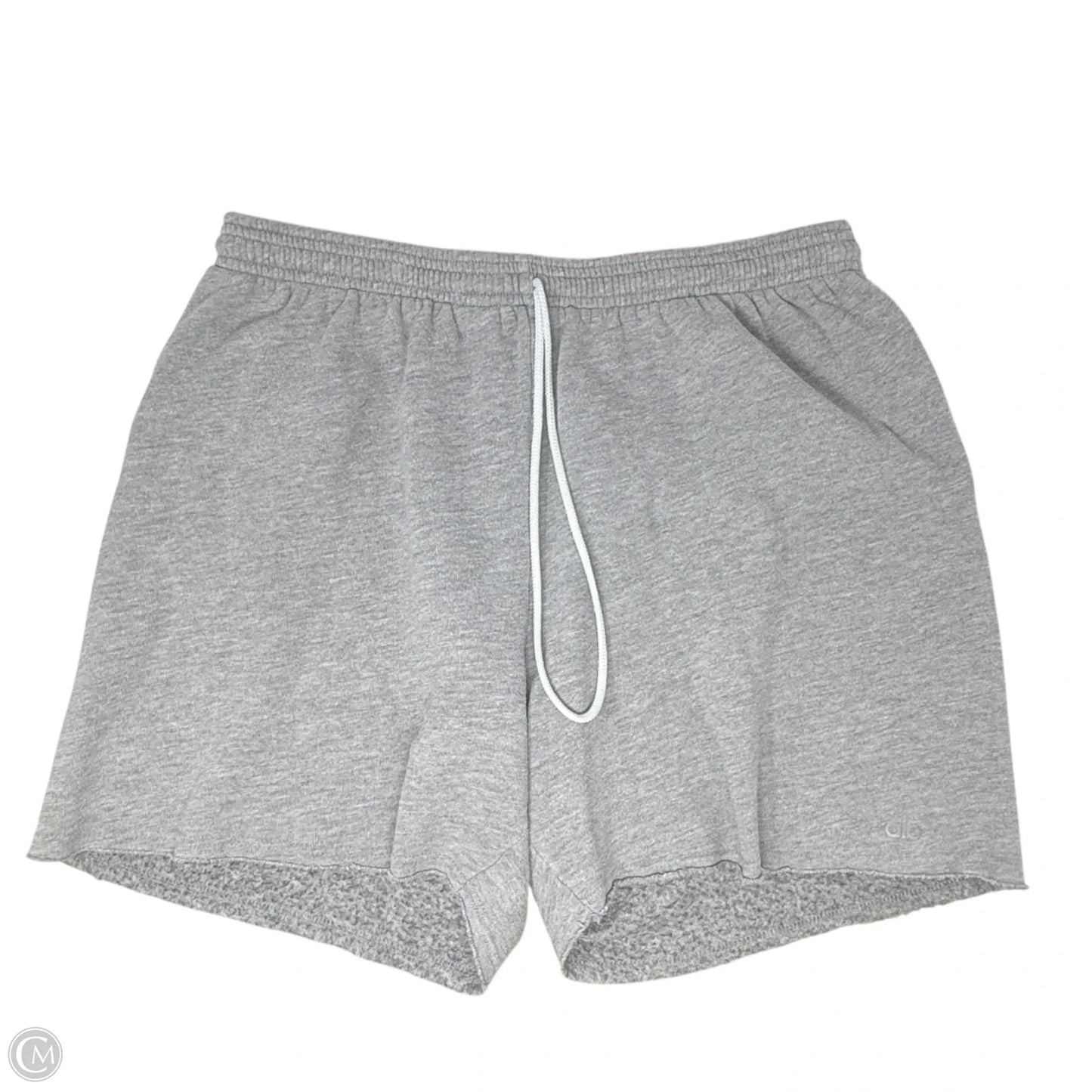 Athletic Shorts By Alo In Grey, Size: M