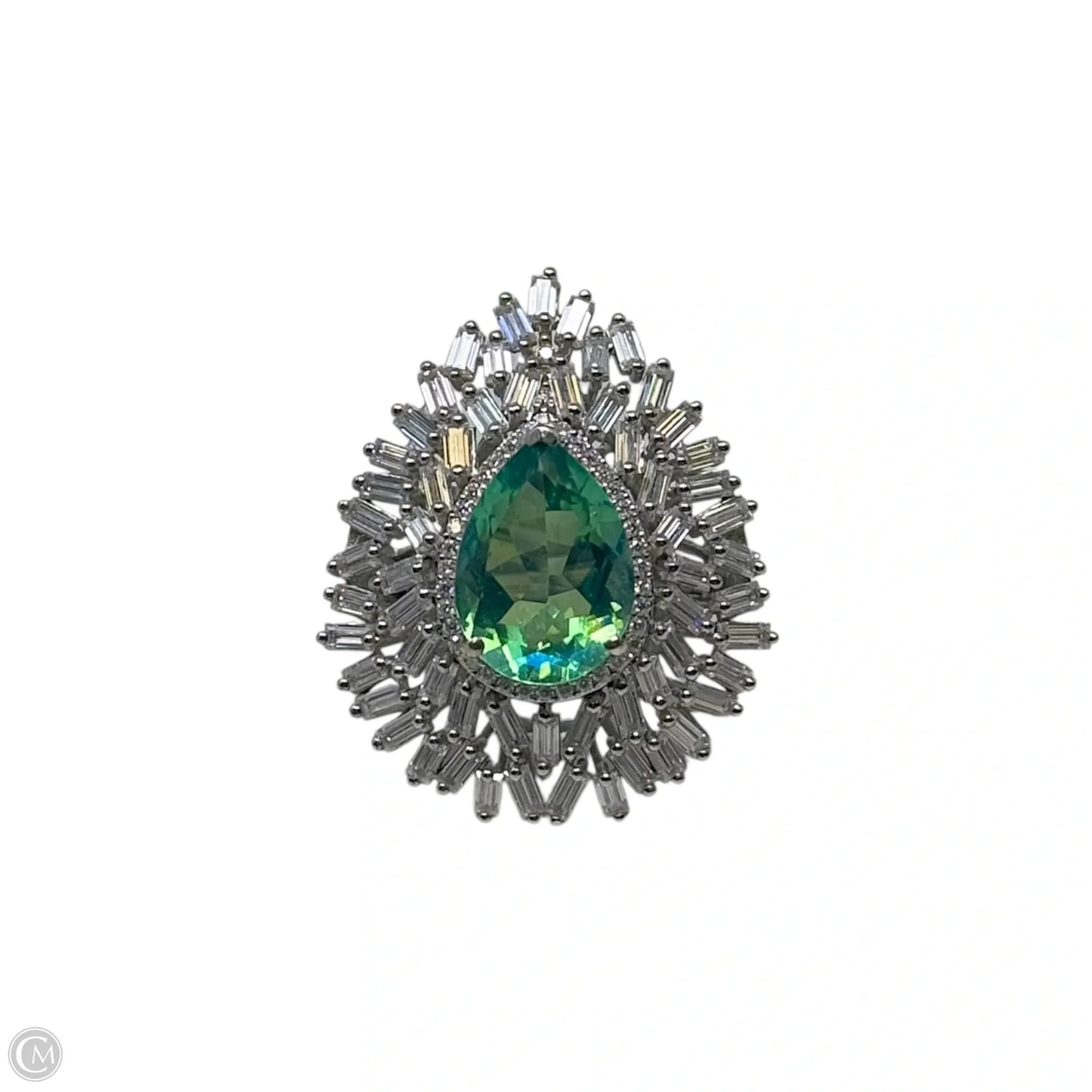 Peacock Ring Sterling Silver By D’Joy, Size: 7