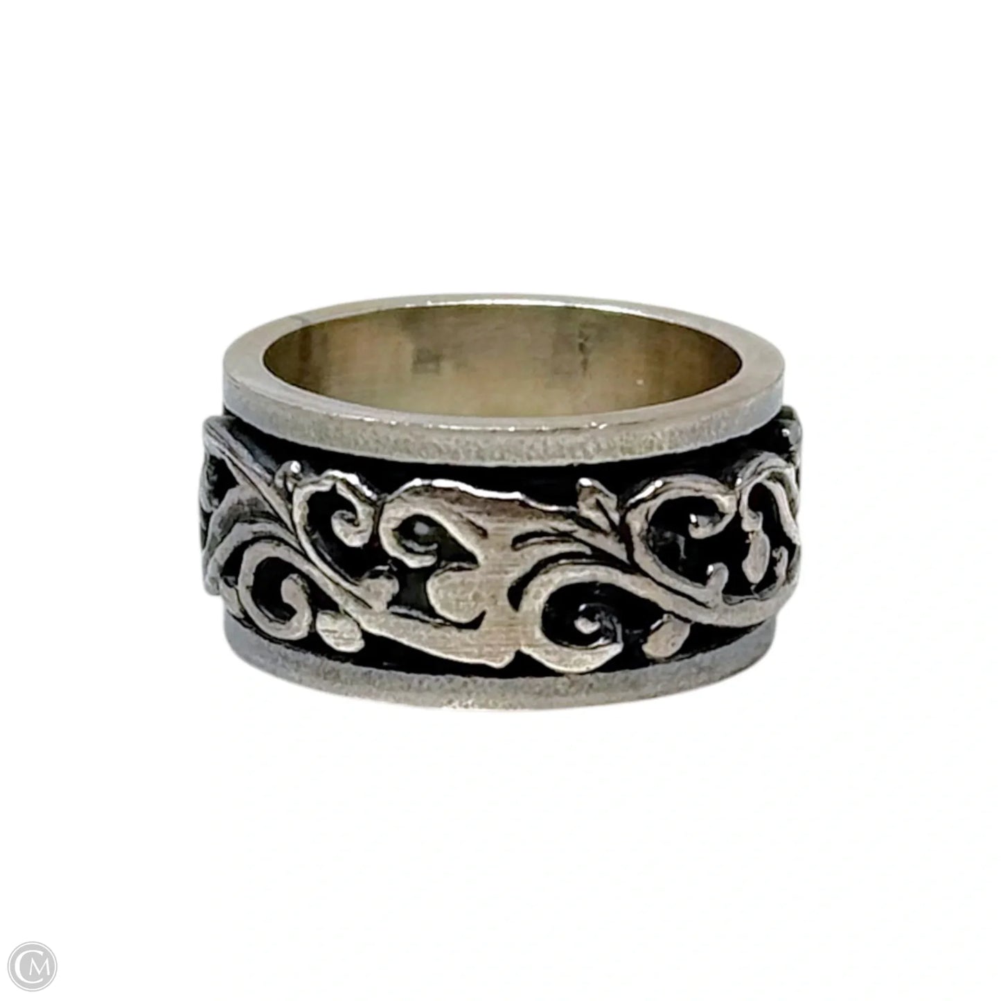 Filigree Spinner Ring Sterling Silver, Size: 5