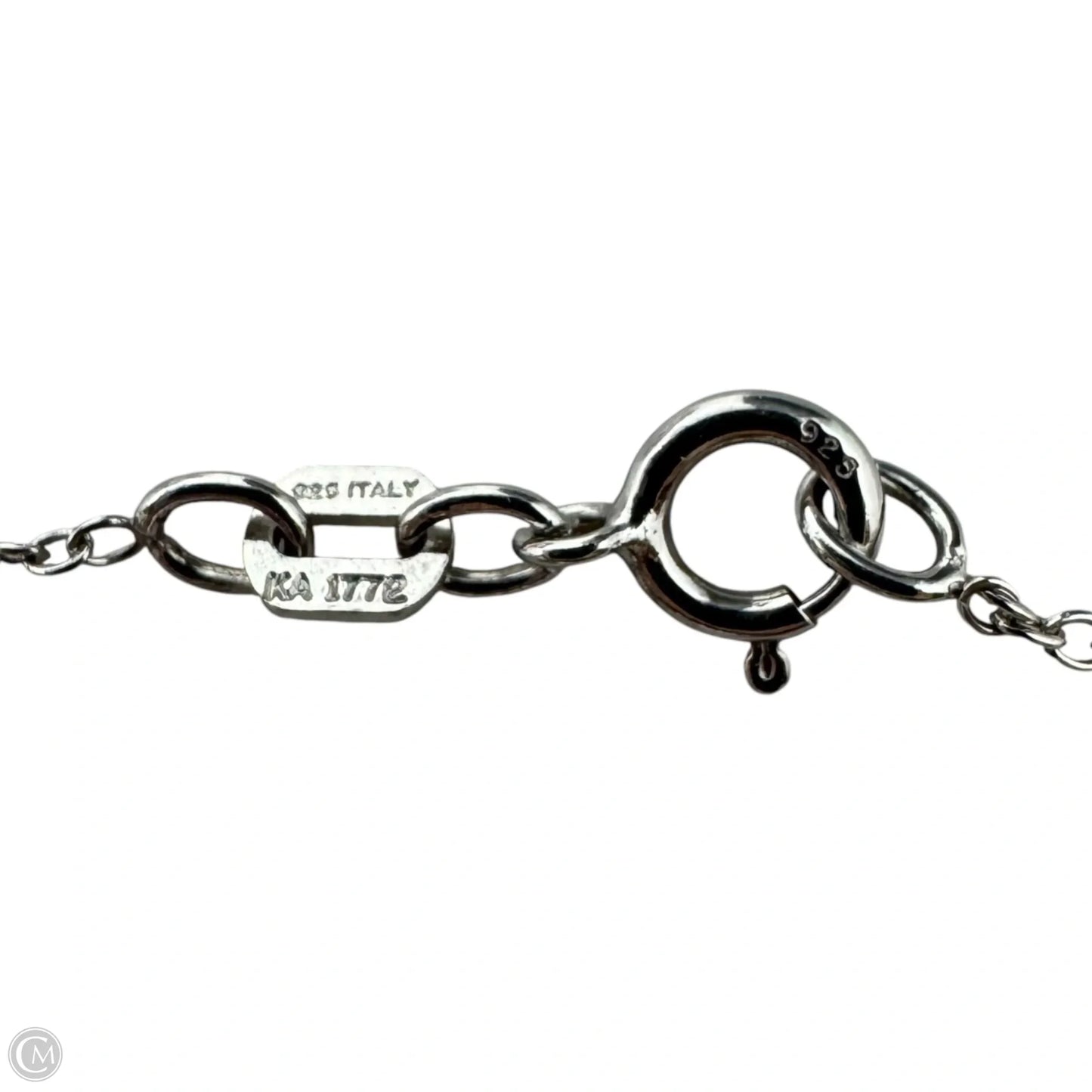 CZ Pendant Necklace Sterling Silver