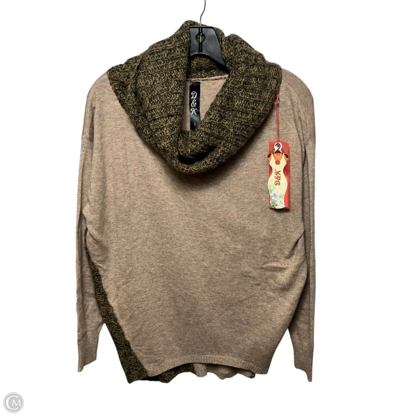 Sweater By D&K In Tan, Size: S