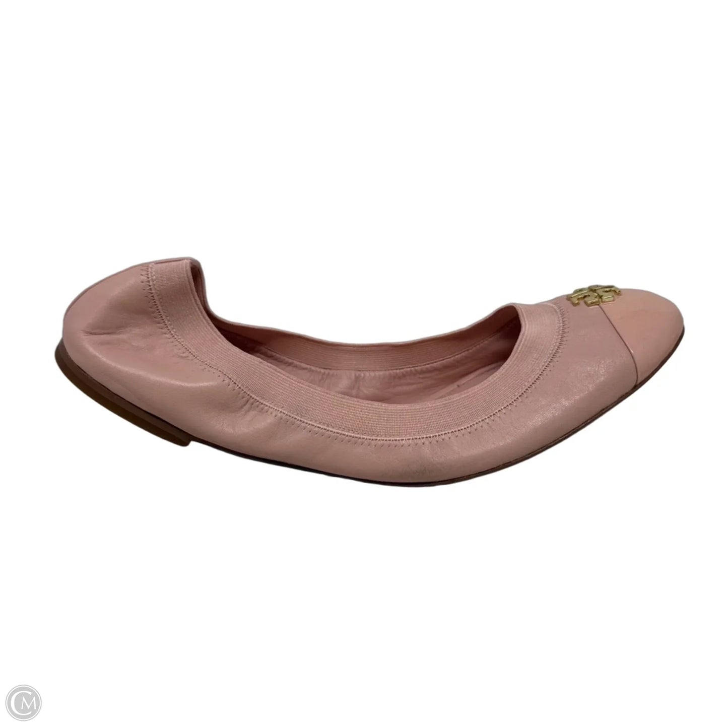 Ballet Flat Shoes Designer By Tory Burch In Pink, Size: 11