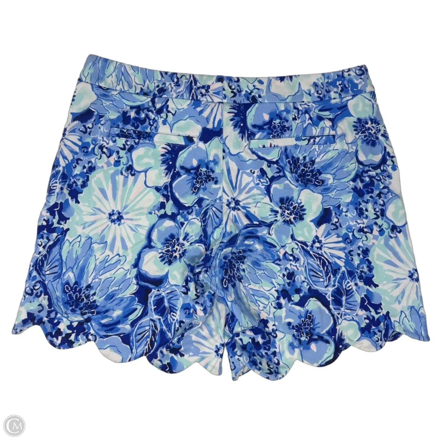 Scalloped Hem Shorts Designer By Lilly Pulitzer In Floral Print, Size: 6