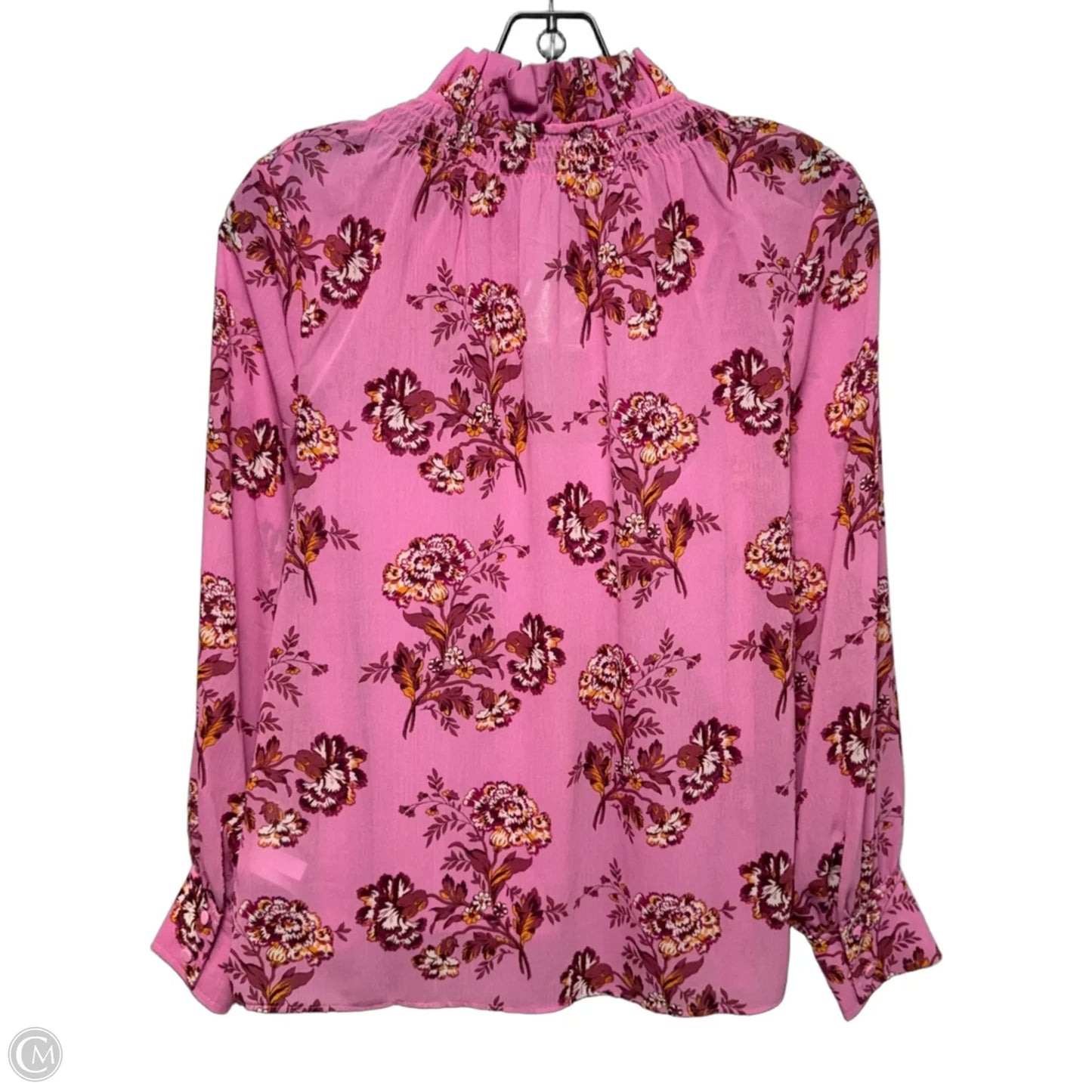Top Long Sleeve By J. Crew In Floral Print, Size: Xs