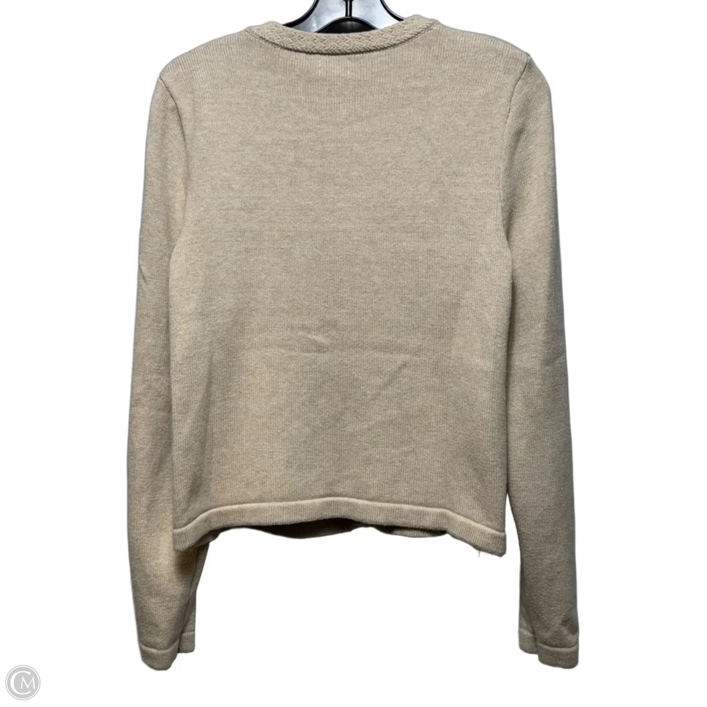Sweater Cardigan By J. Crew In Cream, Size: S
