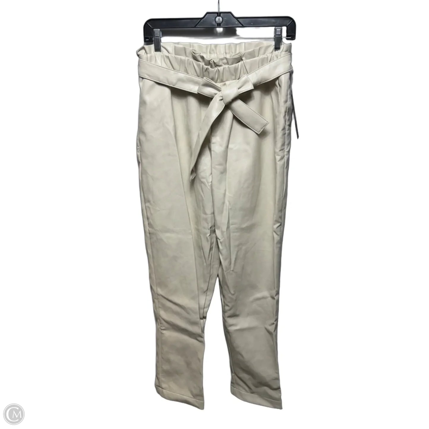 Faux Leather Pants Other By Bagatelle In Cream, Size: S