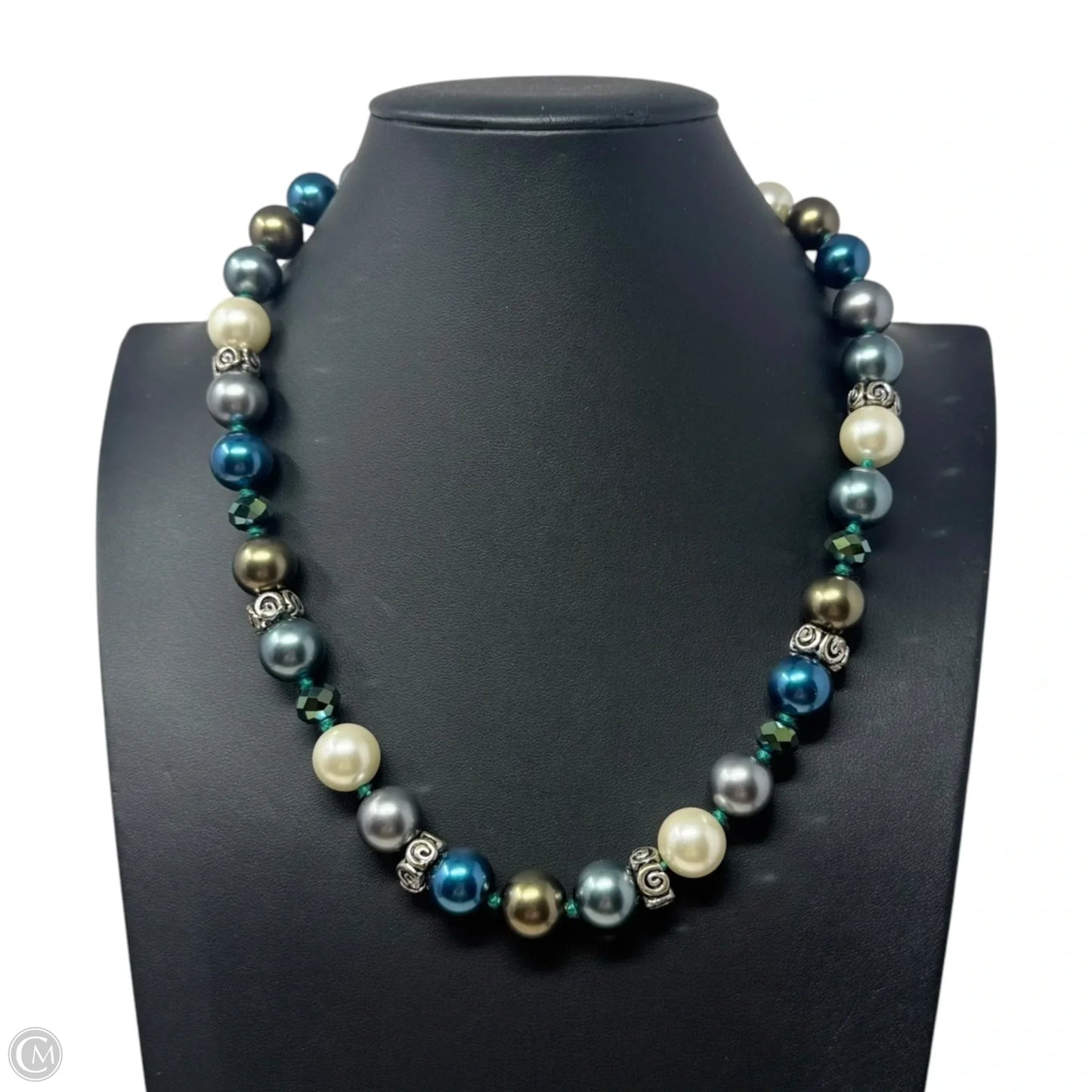 Multicolor Faux Pearl Beaded Necklace