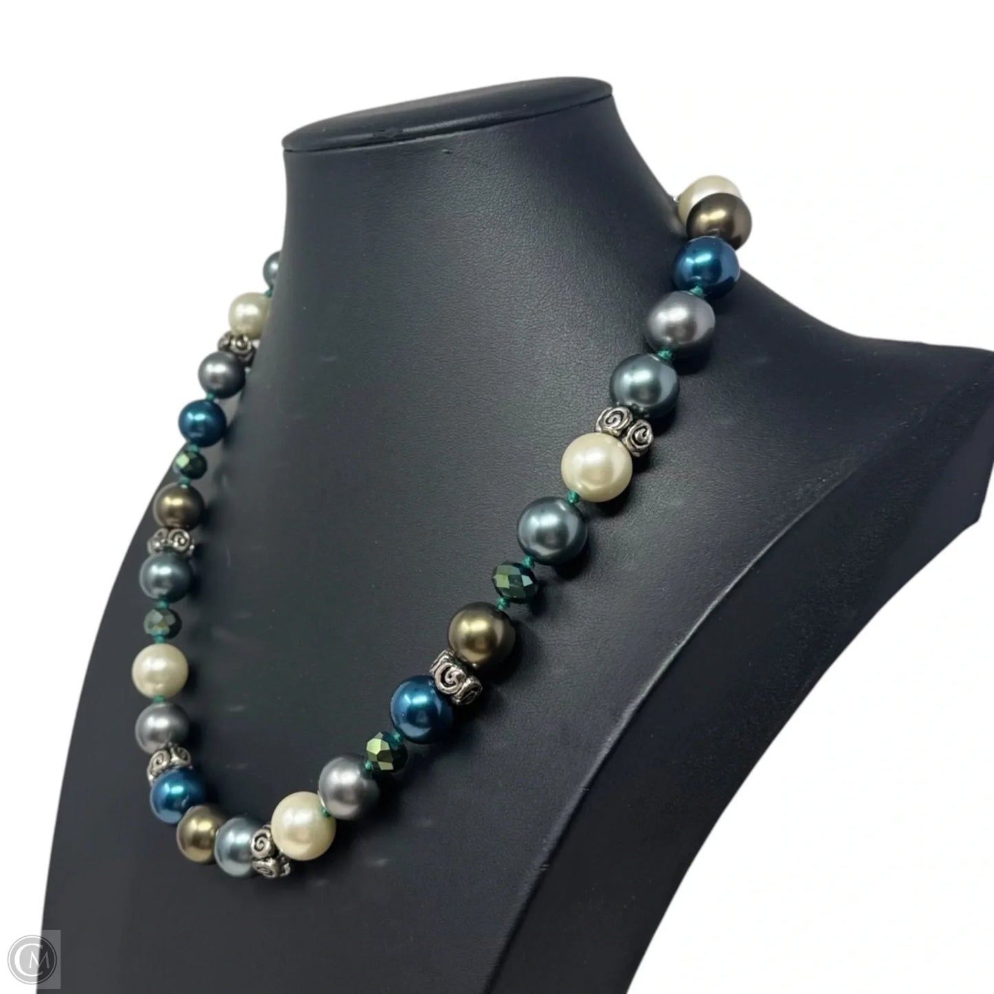 Multicolor Faux Pearl Beaded Necklace