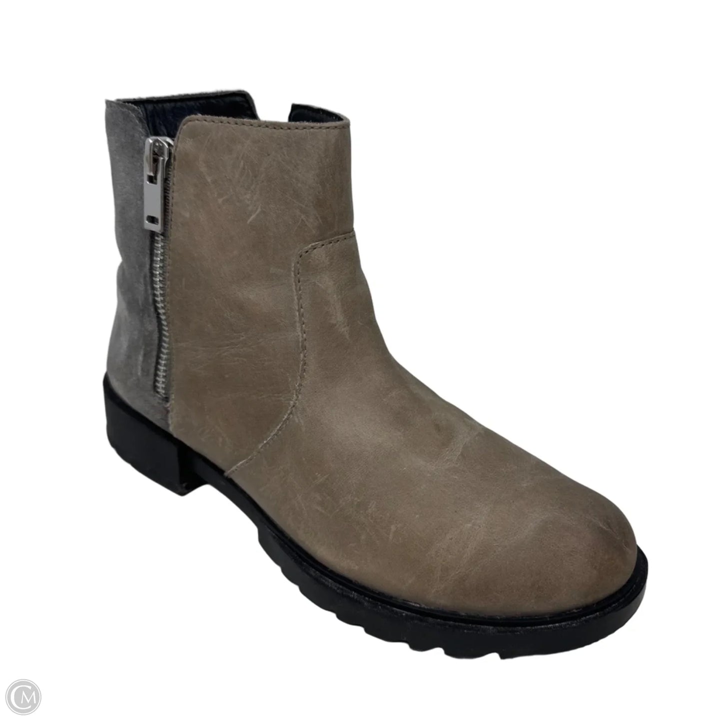 Boots Ankle Flats By Sorel In Grey & Tan, Size: 8