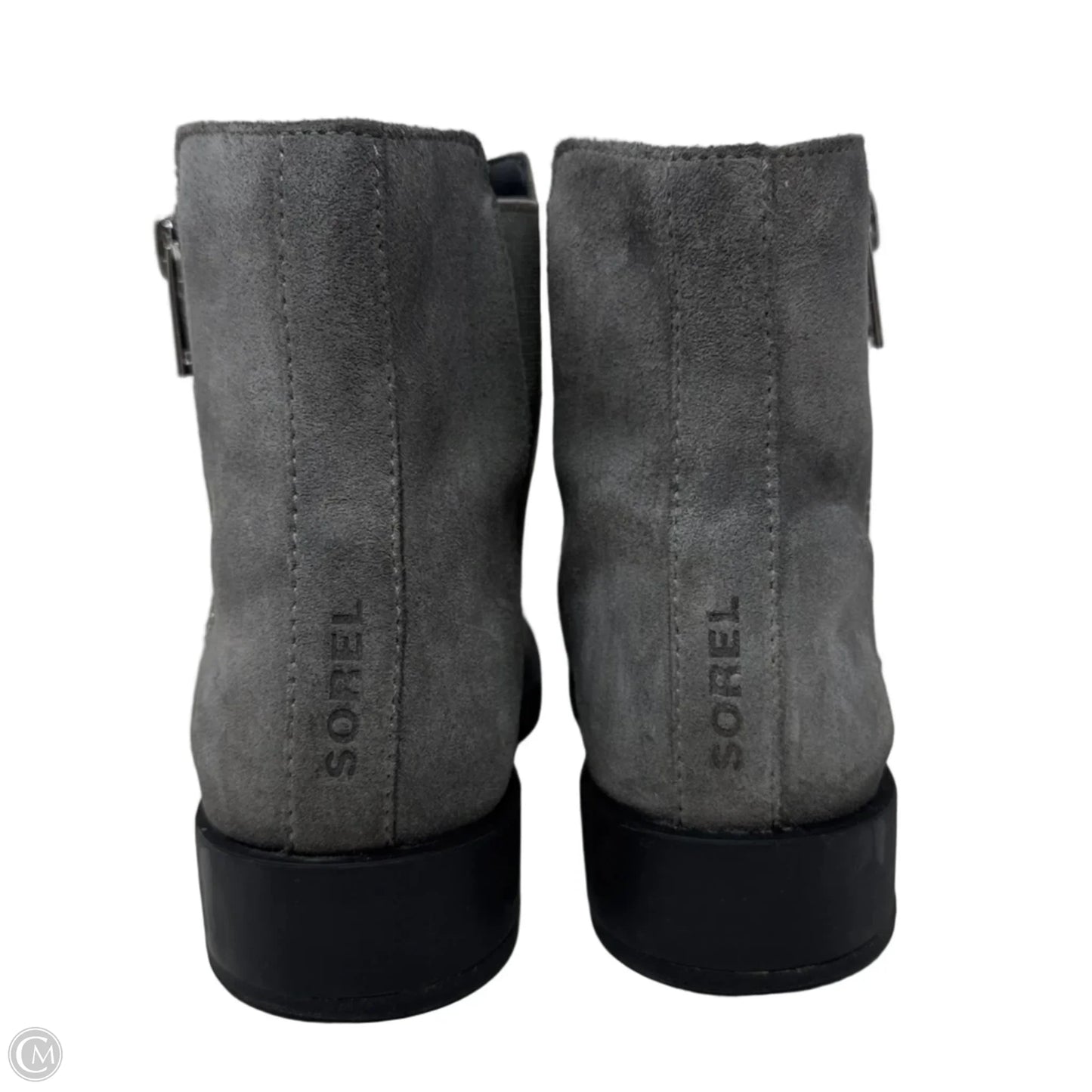 Boots Ankle Flats By Sorel In Grey & Tan, Size: 8