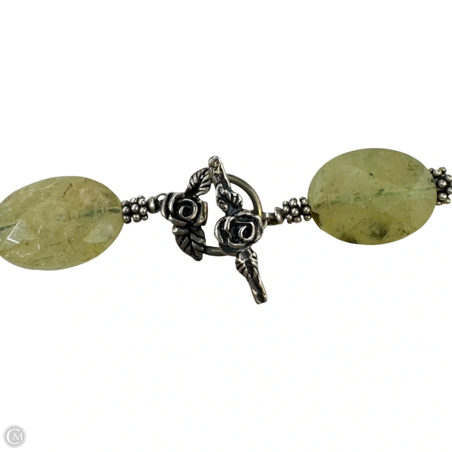 Faceted Stone Bead Statement Necklace