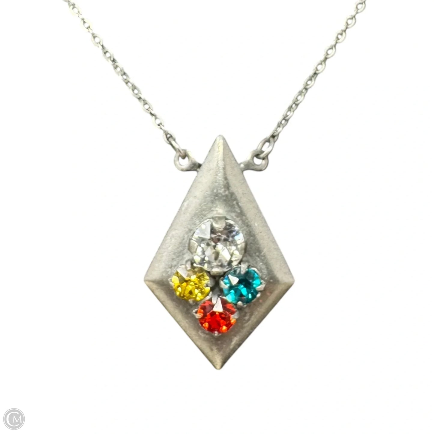 Multi Stone Necklace Pendant By Sabika
