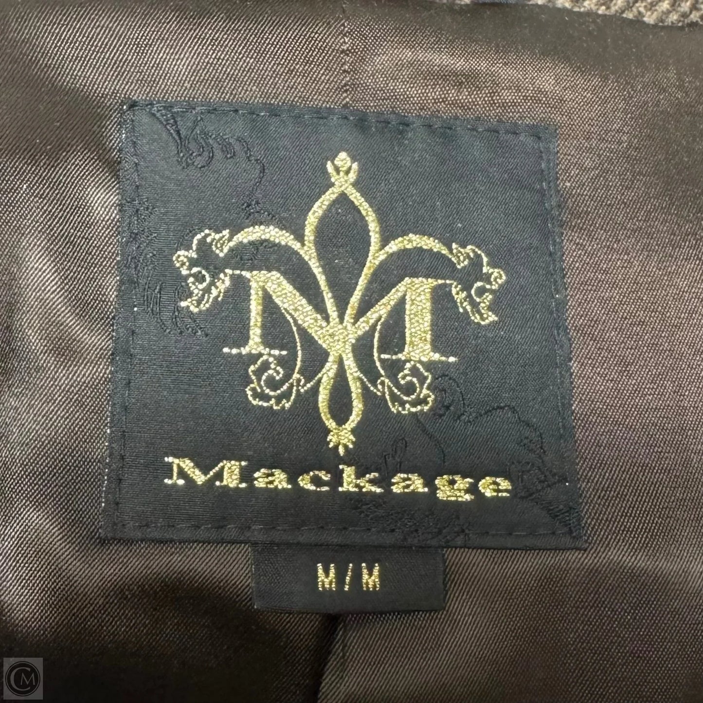 Coat Wool By Mackage In Brown, Size: M