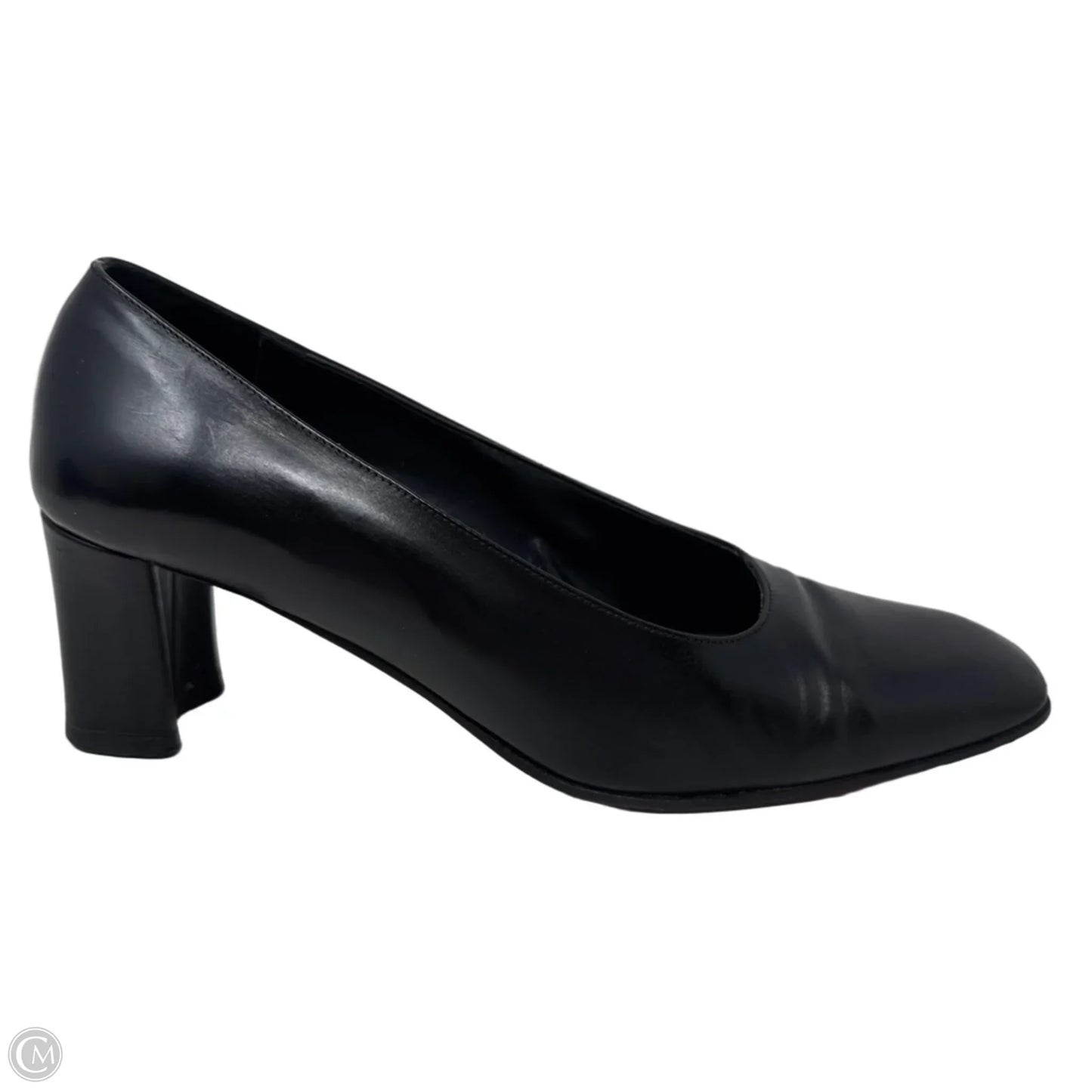 Vintage Shoes Heels Block By Sesto Meucci In Black, Size: 8.5