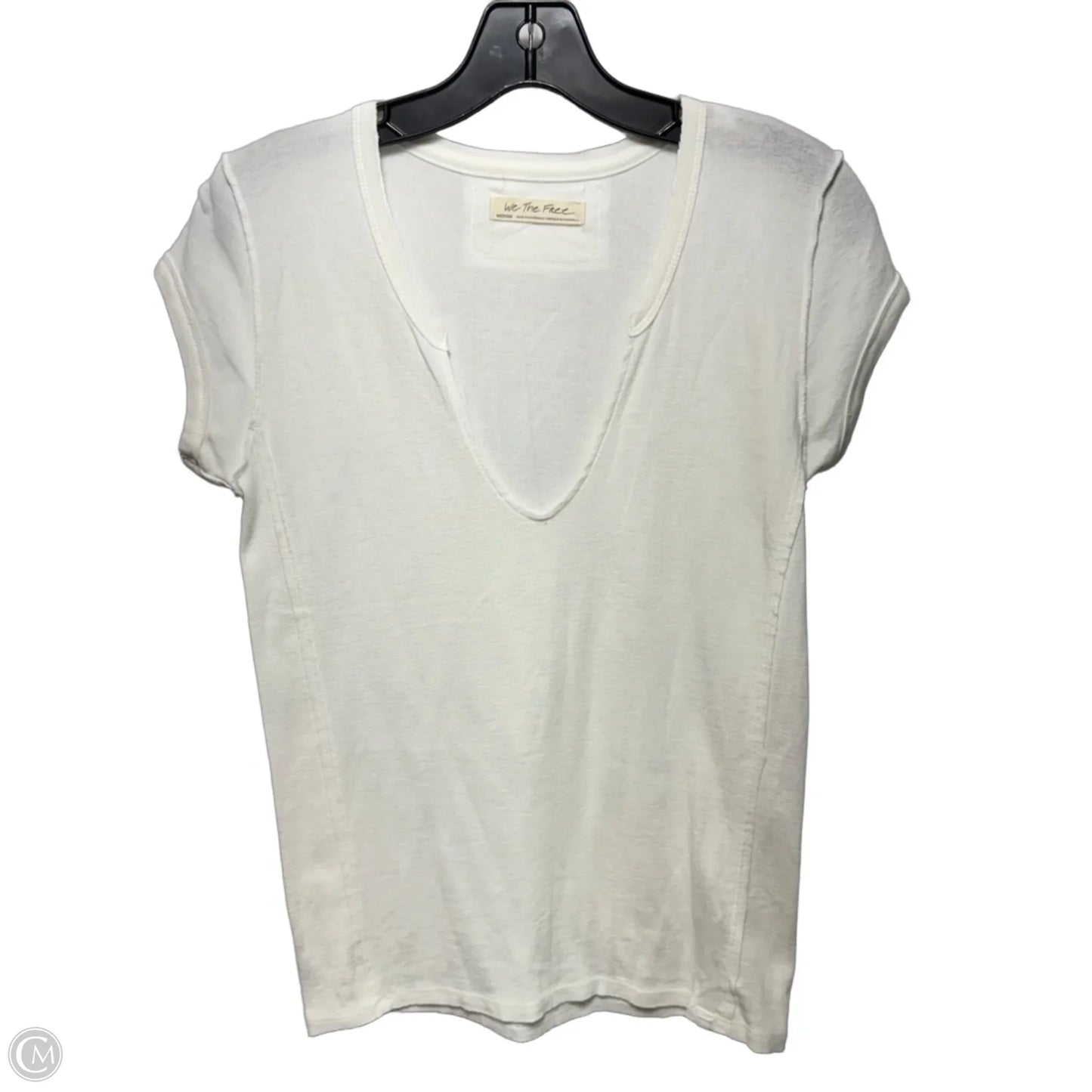 Top Short Sleeve Basic By We The Free In Cream, Size: M