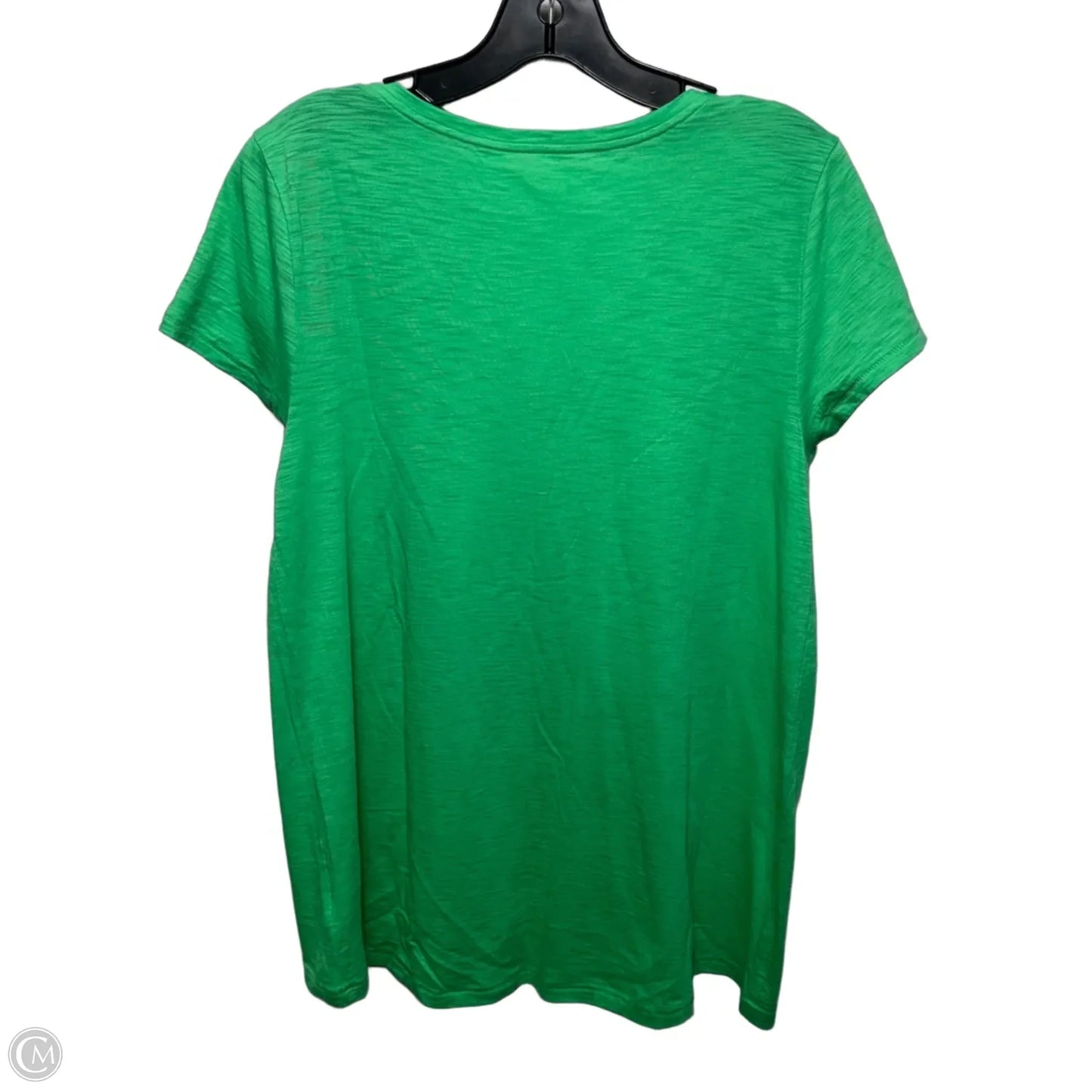 Top Short Sleeve Designer By Lilly Pulitzer In Green, Size: M