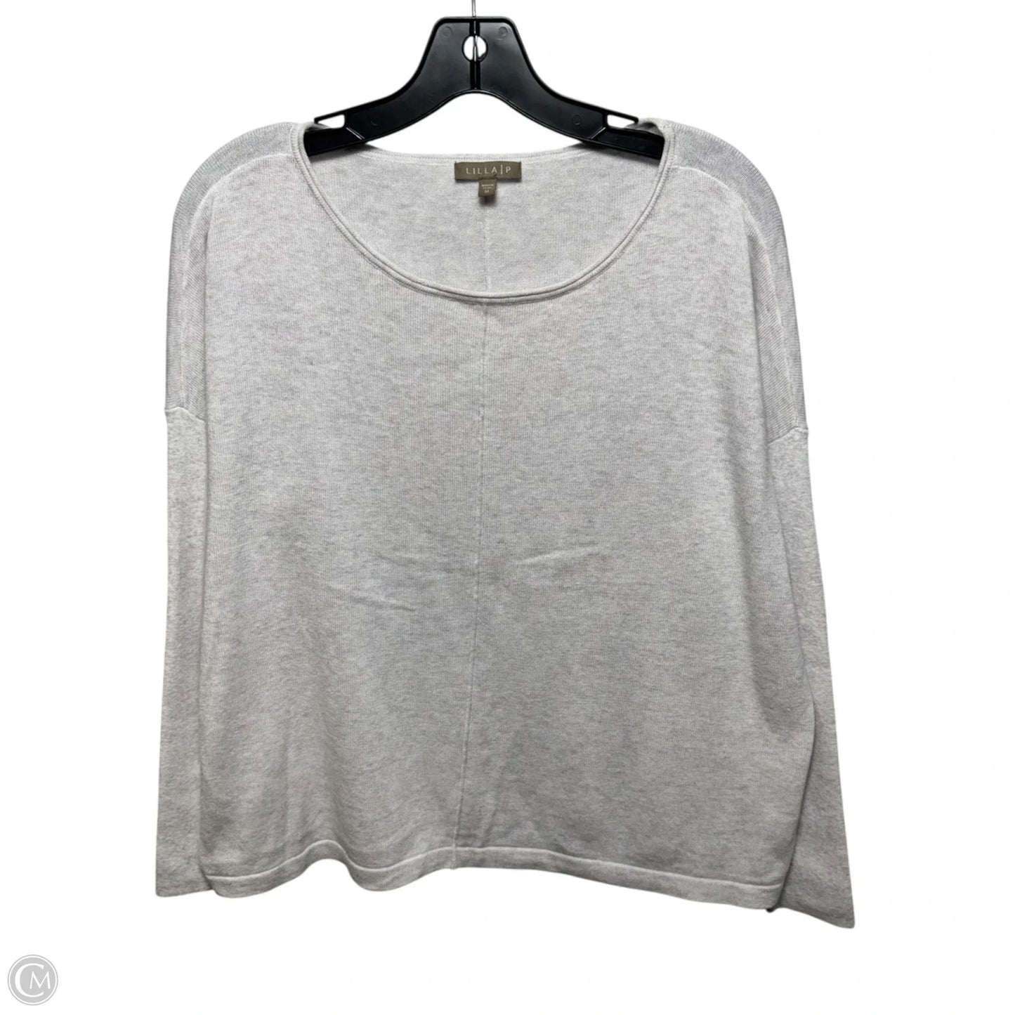 Sweater By Lilla P In Grey, Size: M