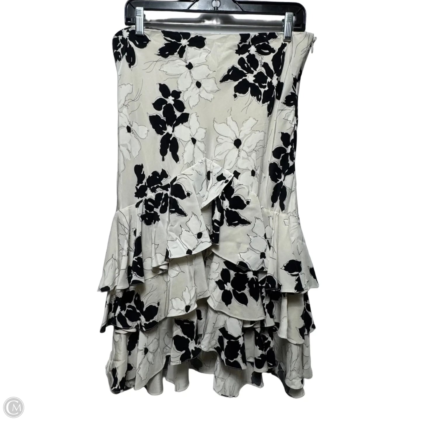 Skirt Midi By Ralph Lauren In Floral Print, Size: 12