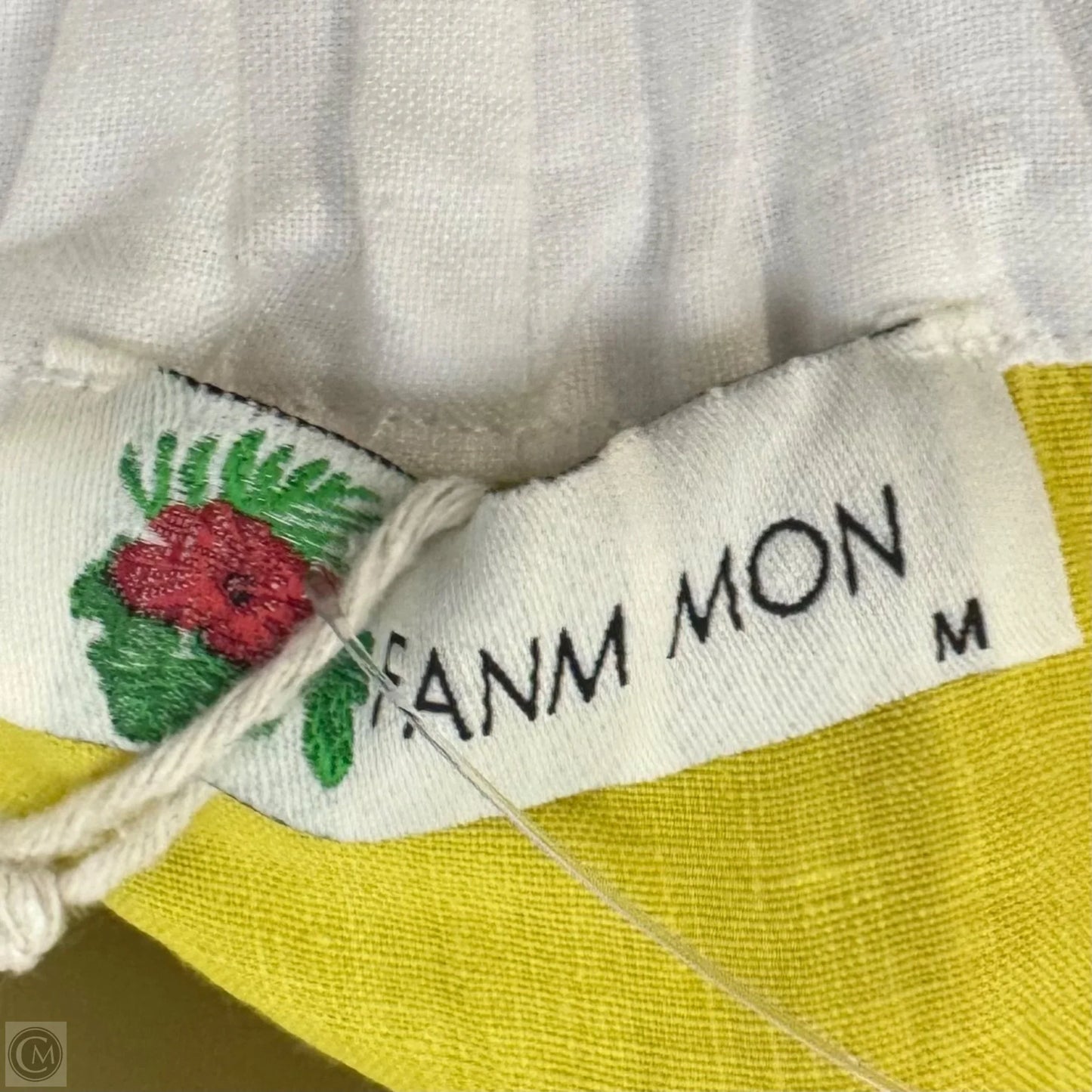 Yamile Linen Dress Casual Maxi By Fanm Mon In Yellow, Size: M